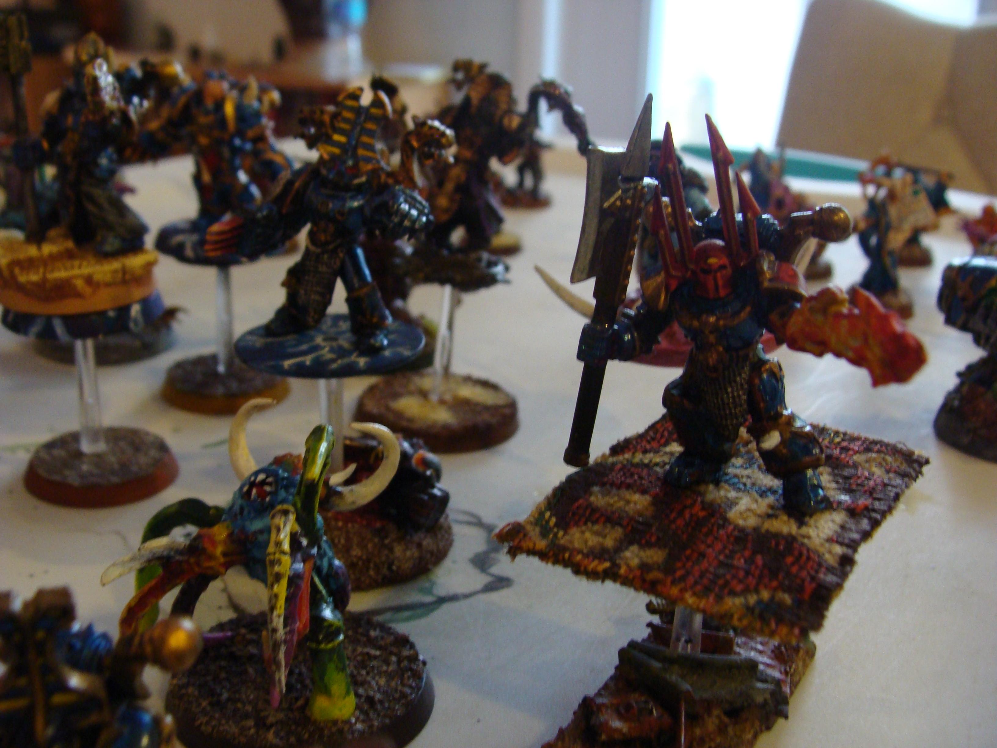 Battle Report, Chaos Space Marines, Daemons, Mechanicum, Slaanesh, Space Marines, Thousand Sons