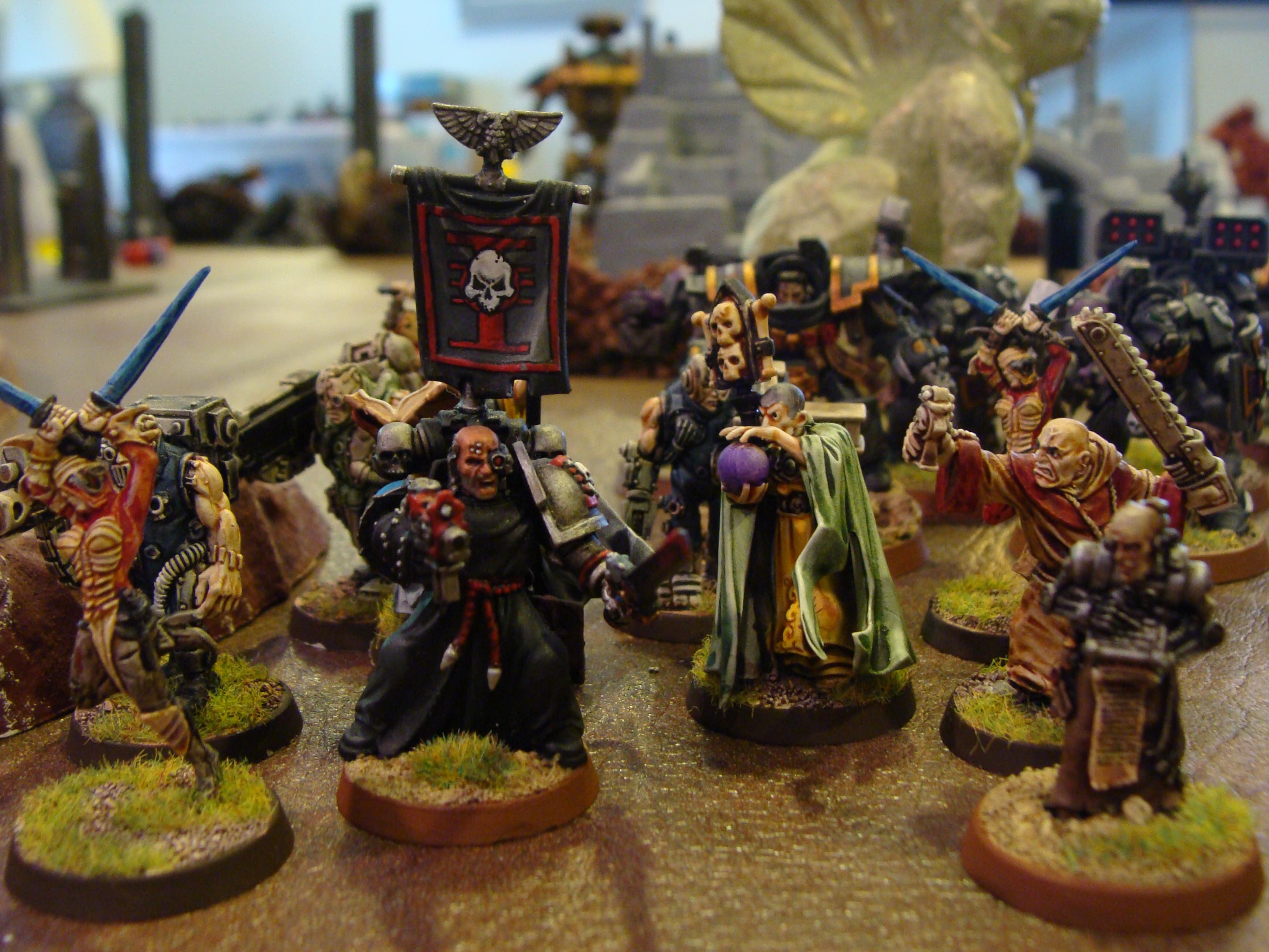 Battle Report, Chaos Space Marines, Daemons, Mechanicum, Slaanesh, Space Marines, Thousand Sons