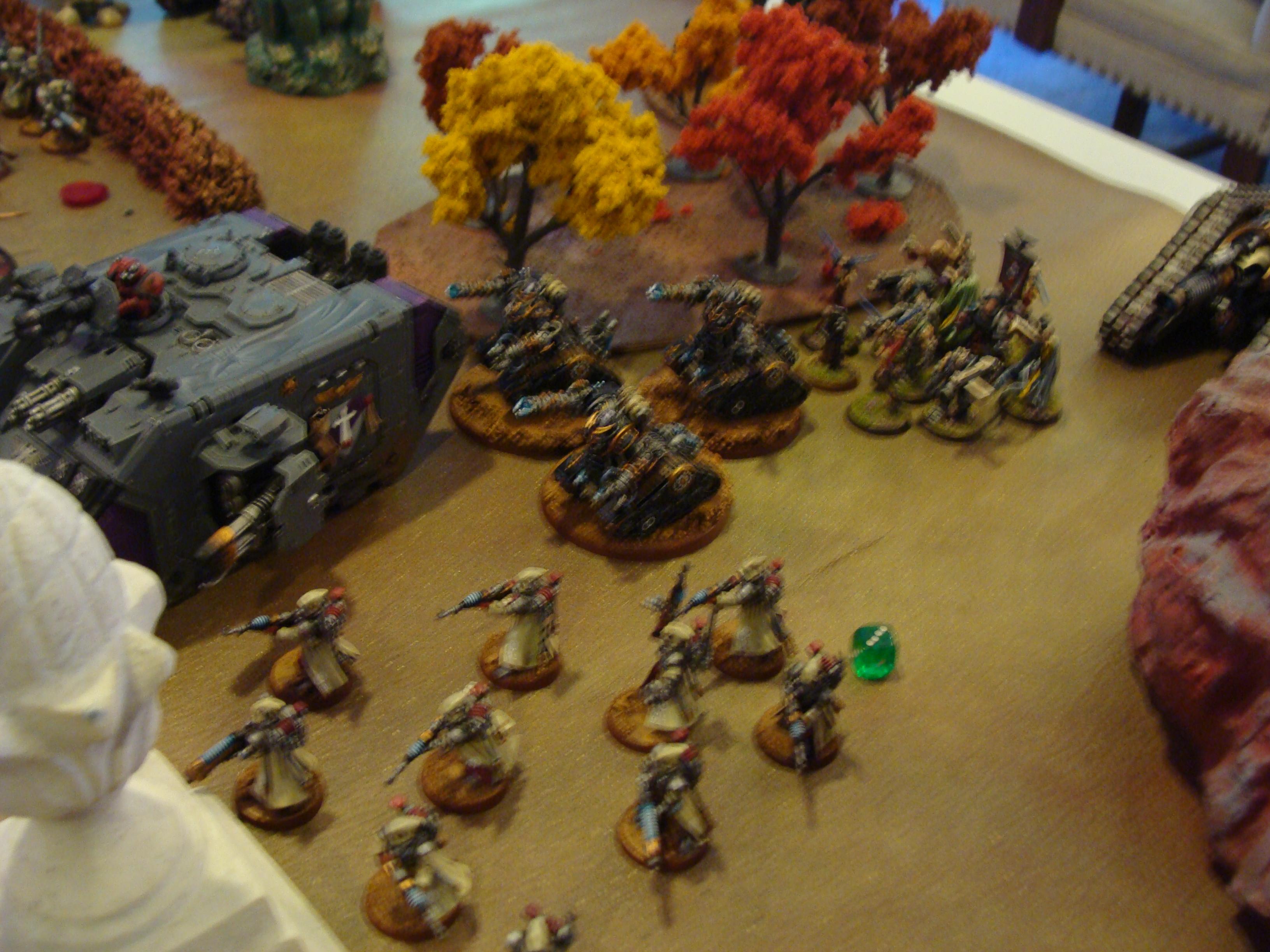 Battle Report, Chaos Space Marines, Daemons, Mechanicum, Slaanesh, Space Marines, Thousand Sons