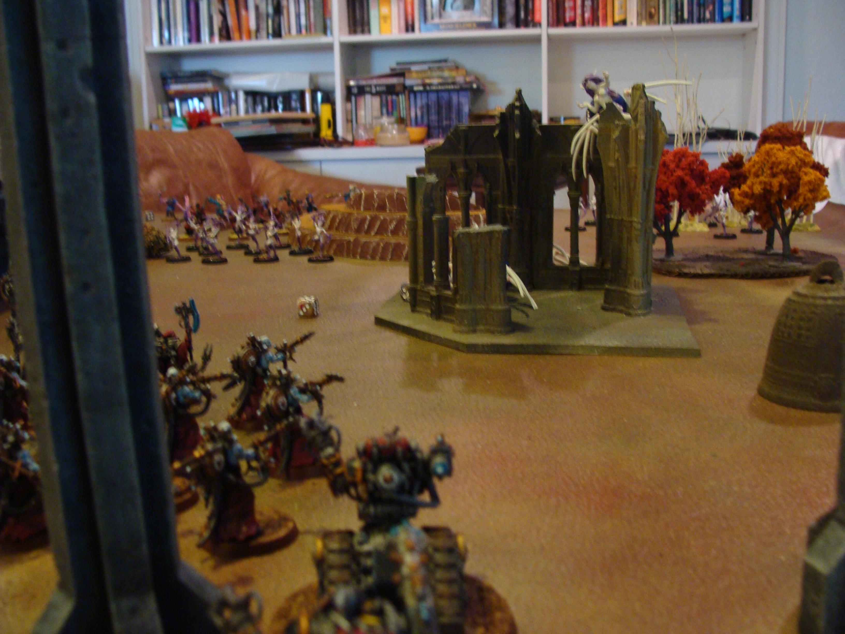 Battle Report, Chaos Space Marines, Daemons, Mechanicum, Slaanesh, Space Marines, Thousand Sons