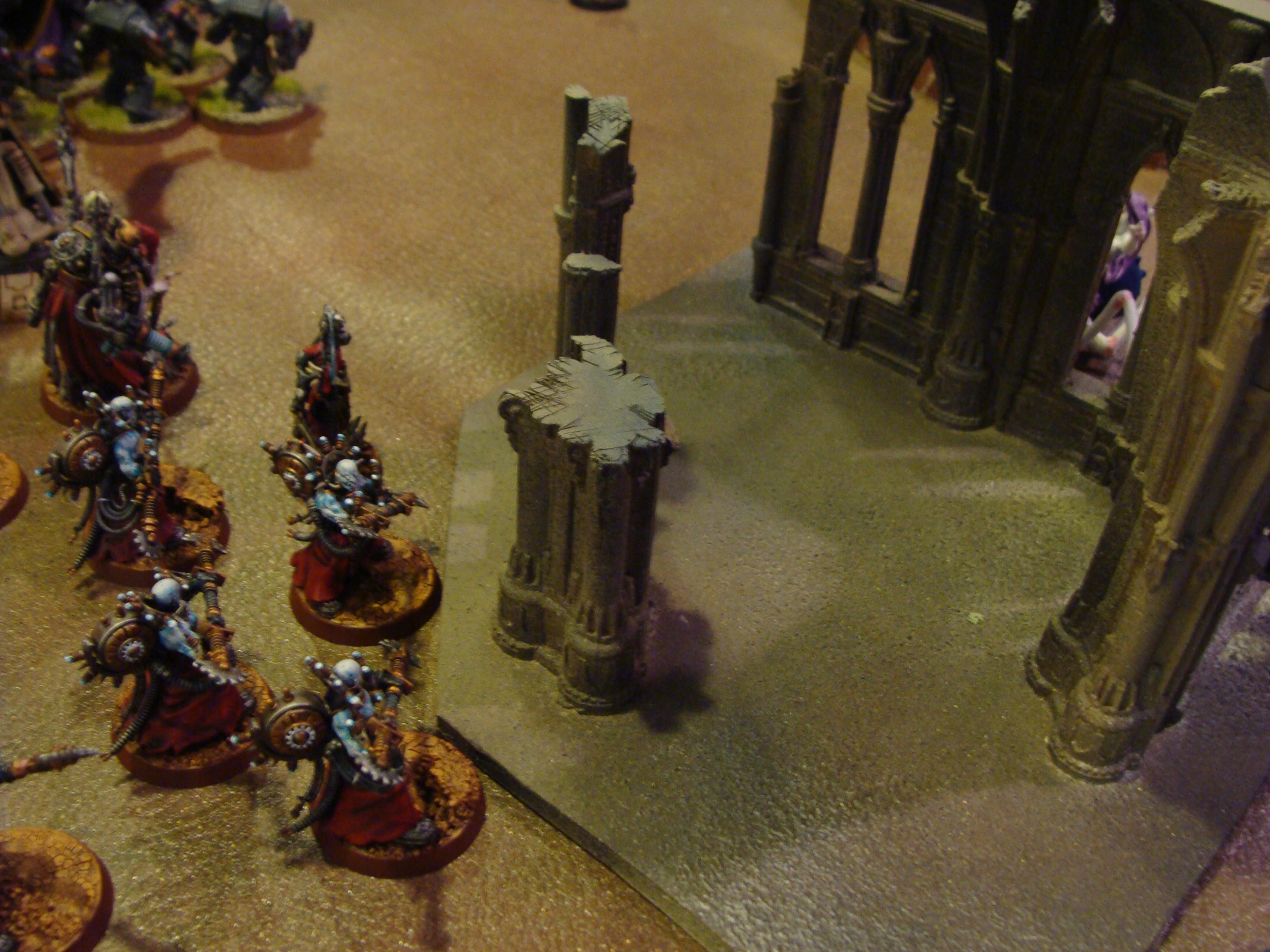 Battle Report, Chaos Space Marines, Daemons, Mechanicum, Slaanesh, Space Marines, Thousand Sons