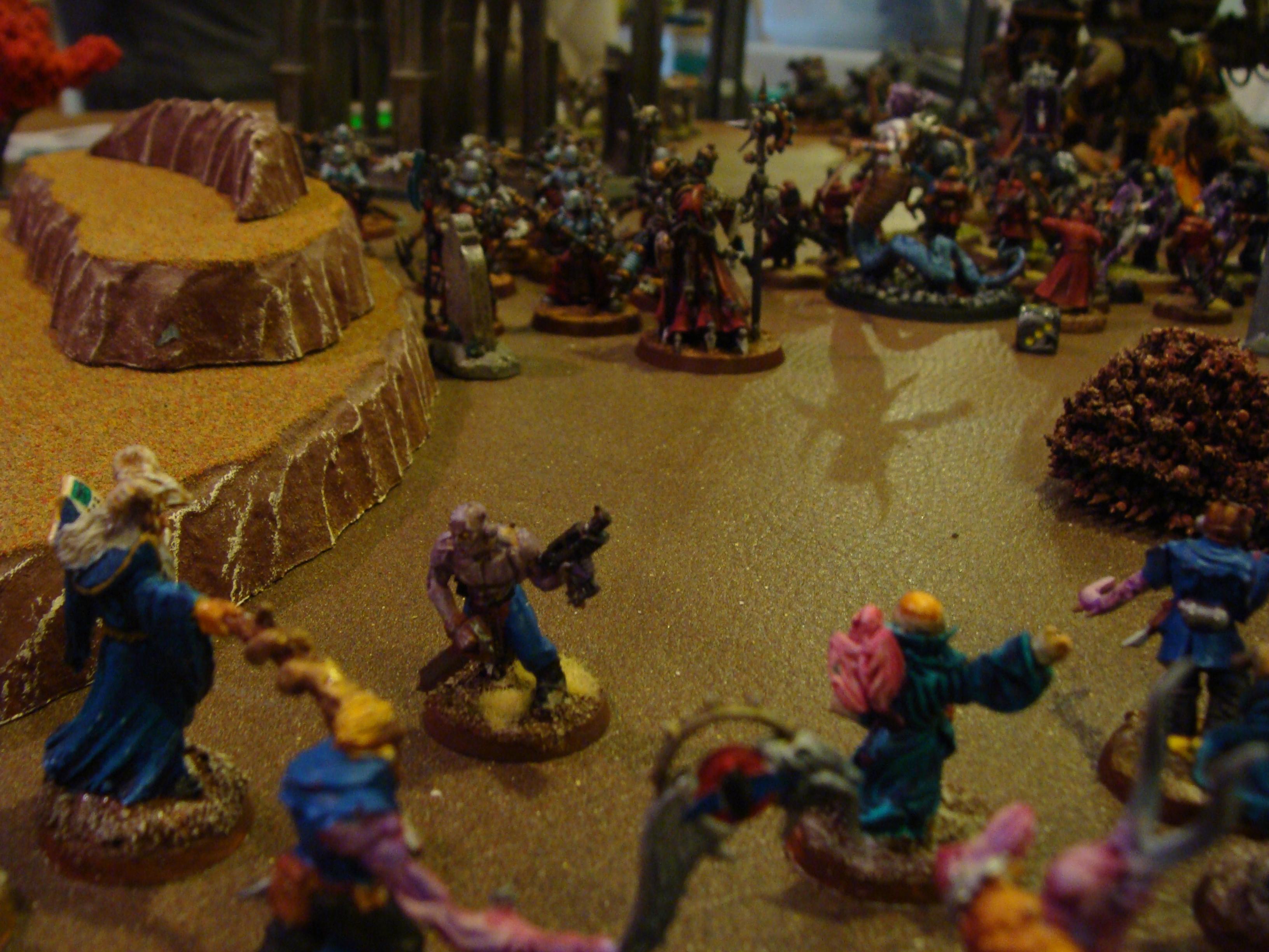 Battle Report, Chaos Space Marines, Daemons, Mechanicum, Slaanesh, Space Marines, Thousand Sons