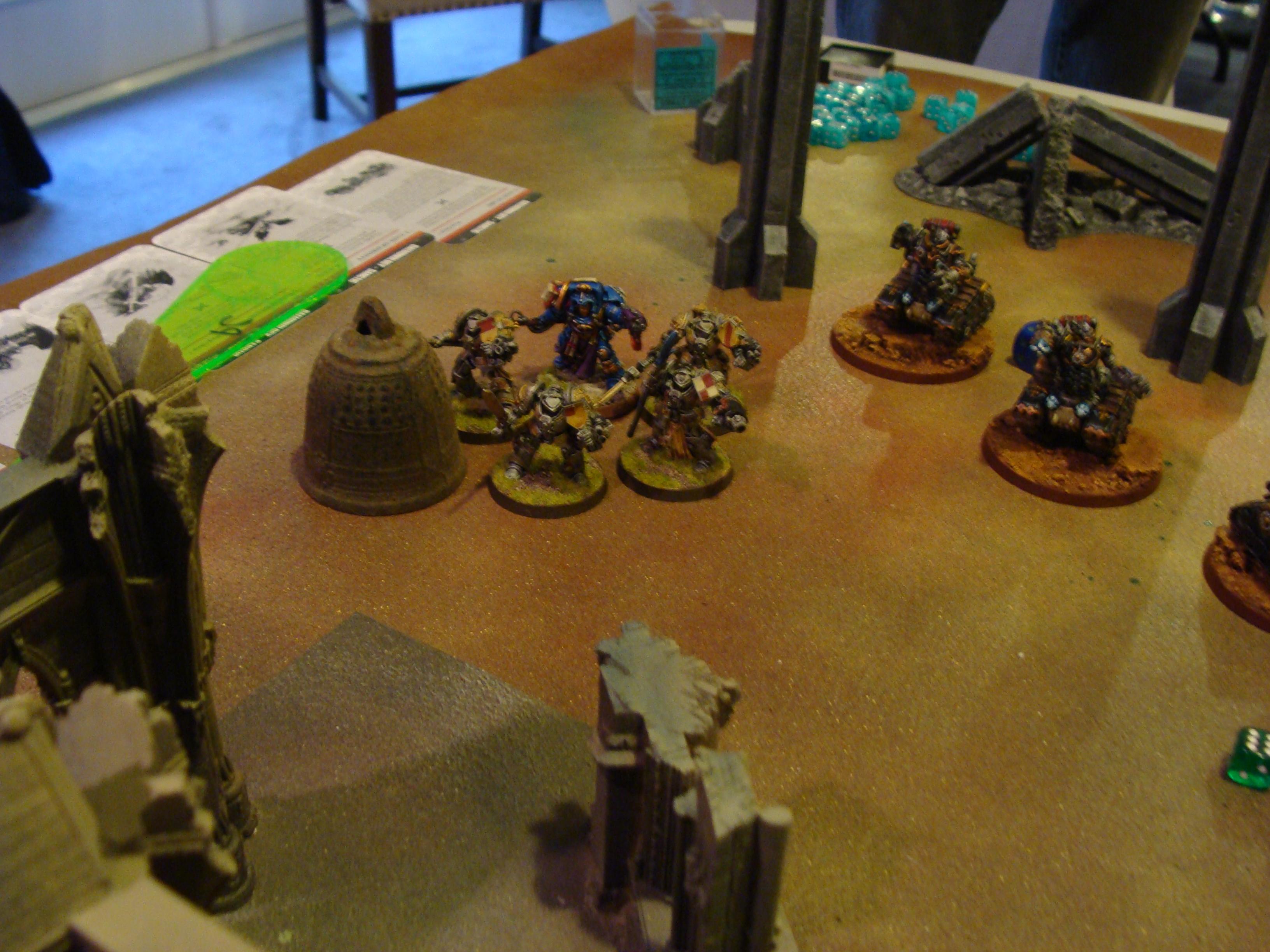 Battle Report, Chaos Space Marines, Daemons, Mechanicum, Slaanesh, Space Marines, Thousand Sons