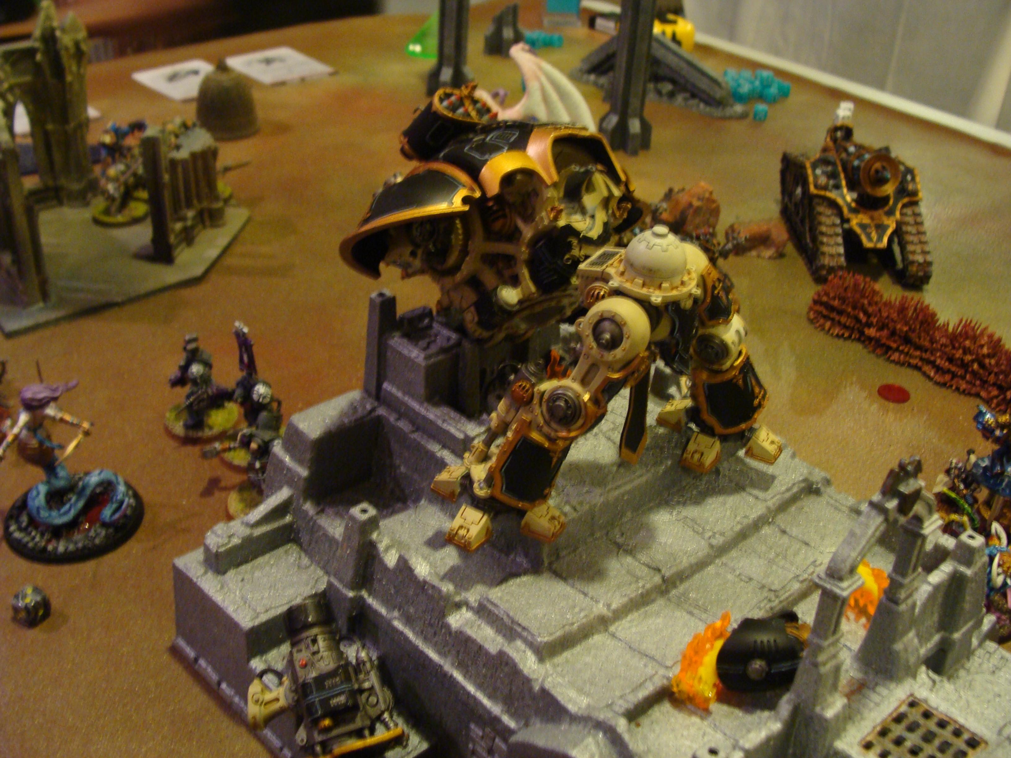 Battle Report, Chaos Space Marines, Daemons, Mechanicum, Slaanesh, Space Marines, Thousand Sons