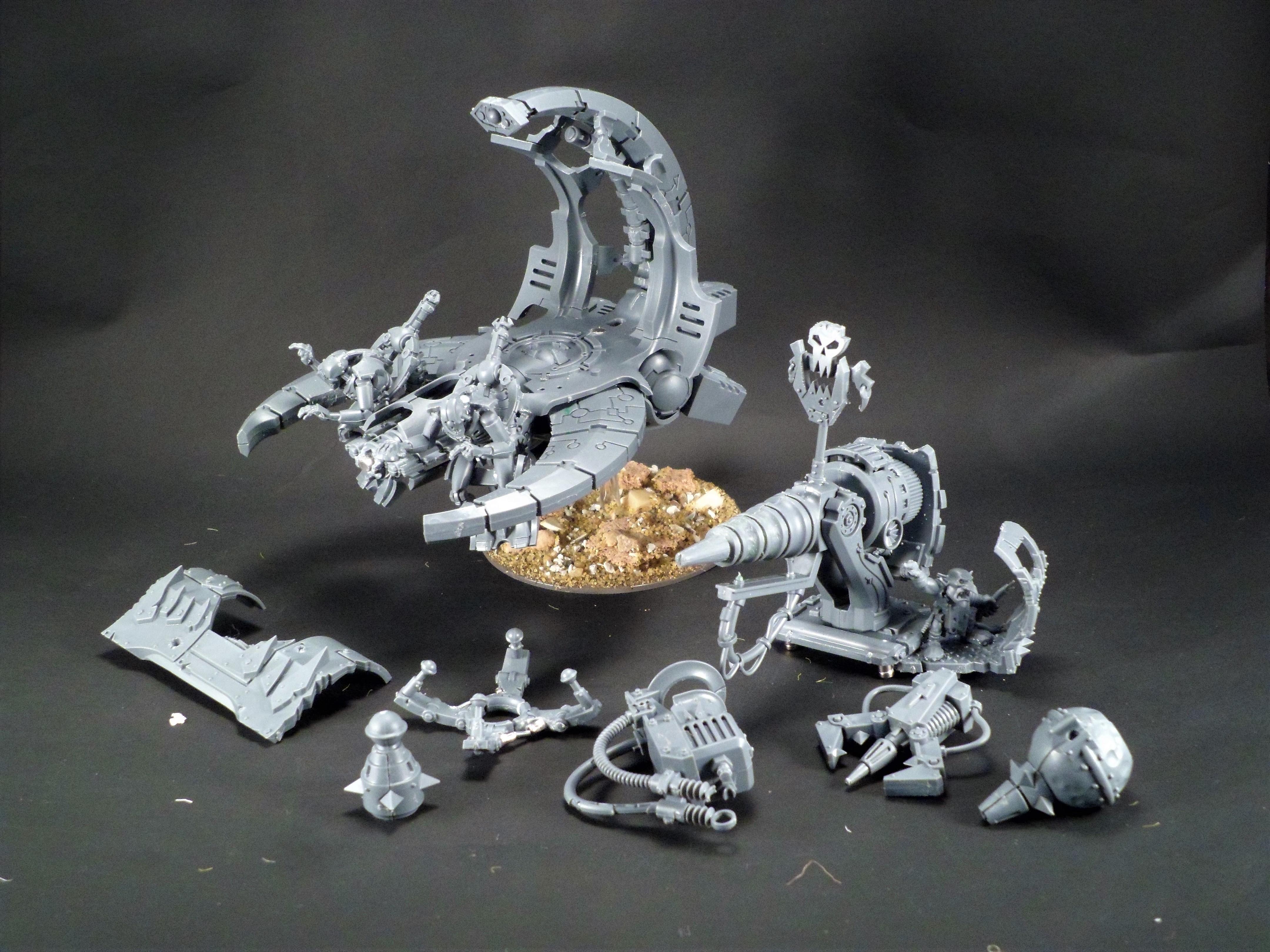 Annihilation Barge, Looted, Mek Gun, Necron Abuse, Necrons, Orks