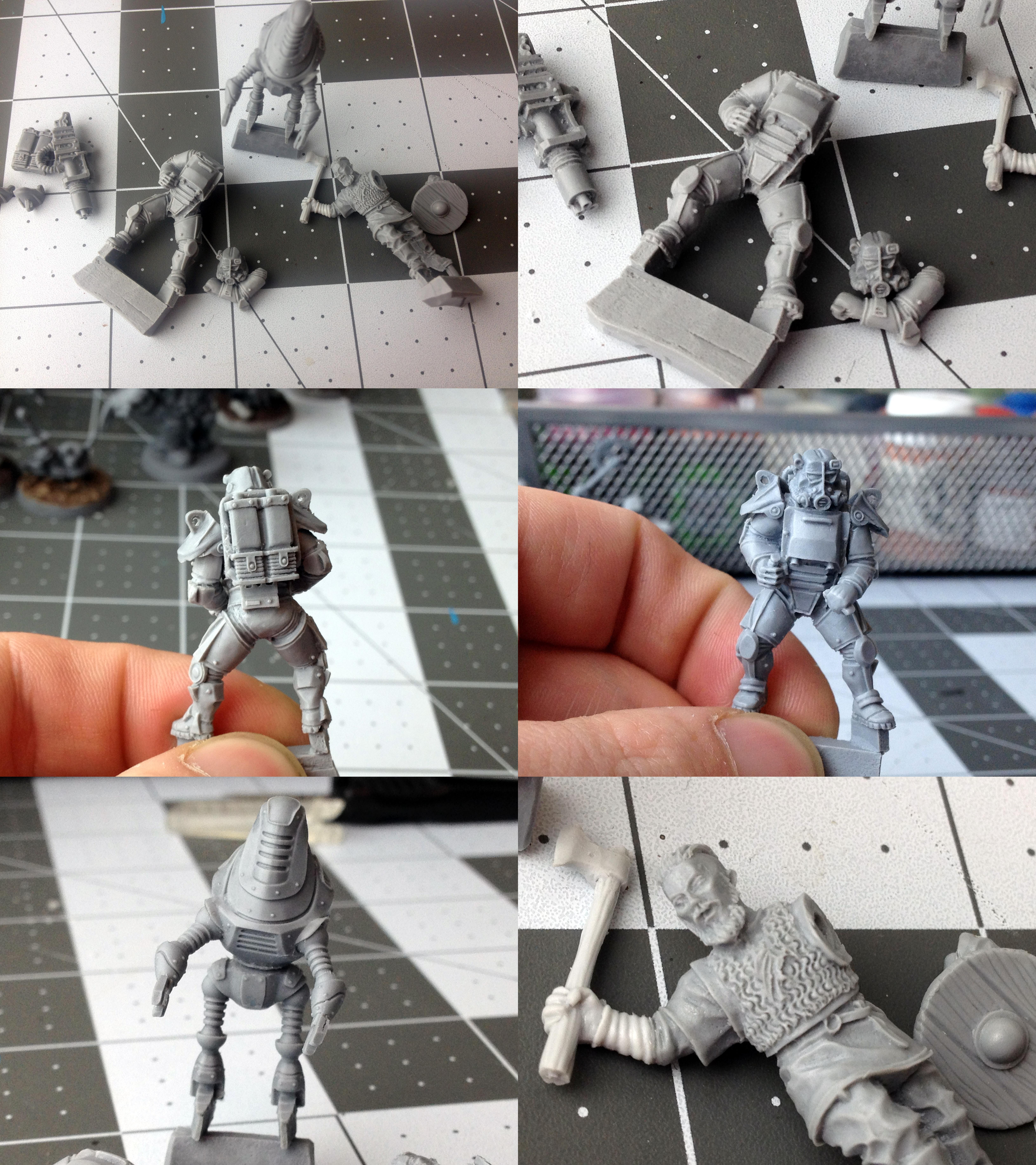 Brother Vinni's, Brotherhood Of Steel, Fallout, Power Armor, Protectron, Ragnar, Vikings, Work In Progress