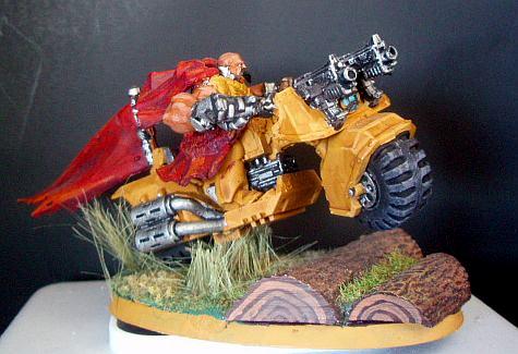 Bike, Conversion, Space Marine Bike, Space Marines, Warhammer 40,000, White Scars