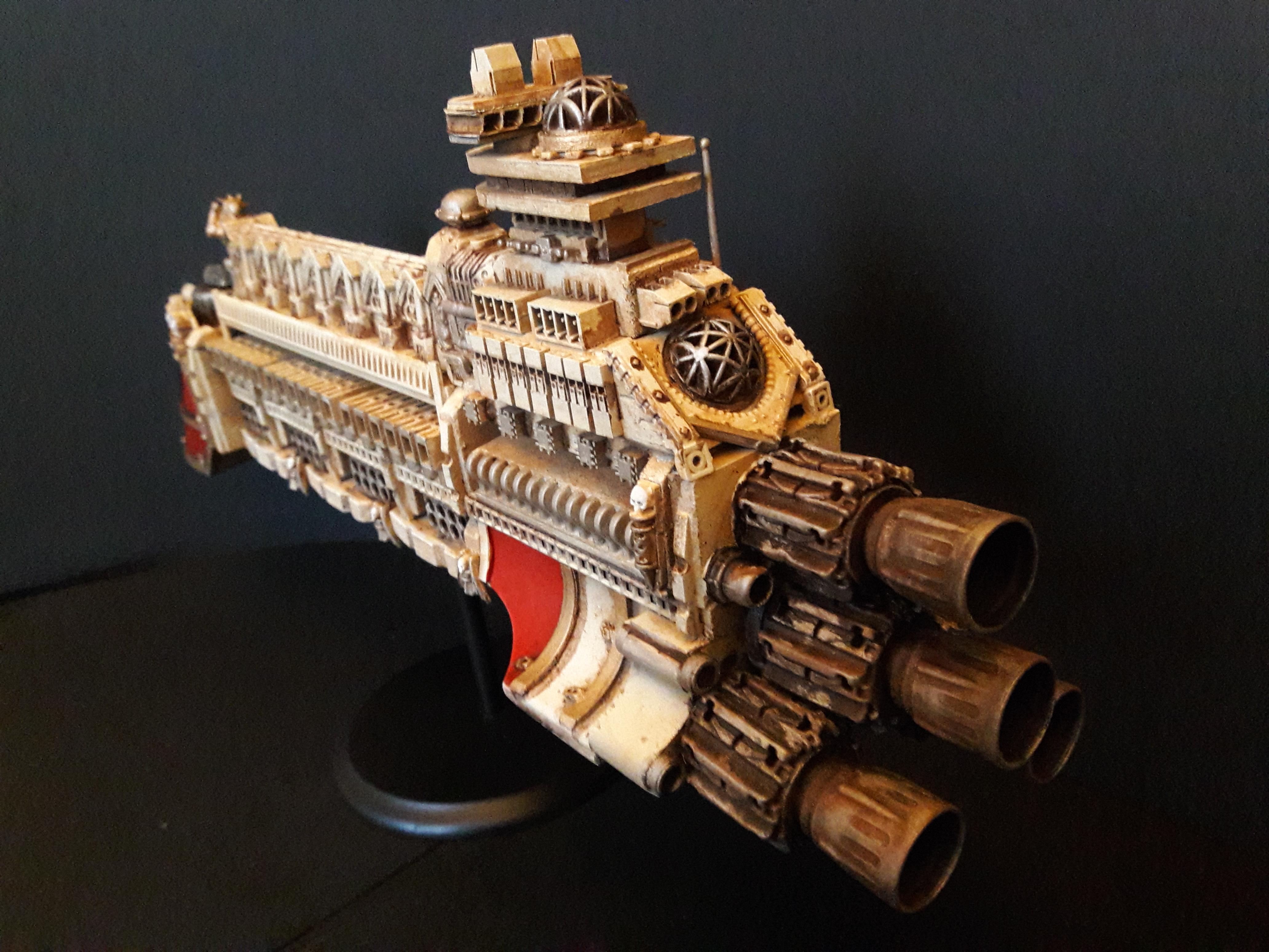 Battlefleet Gothic, Cruiser, Frigate, Rogue Trader, Scratch Build, Warhammer 40,000
