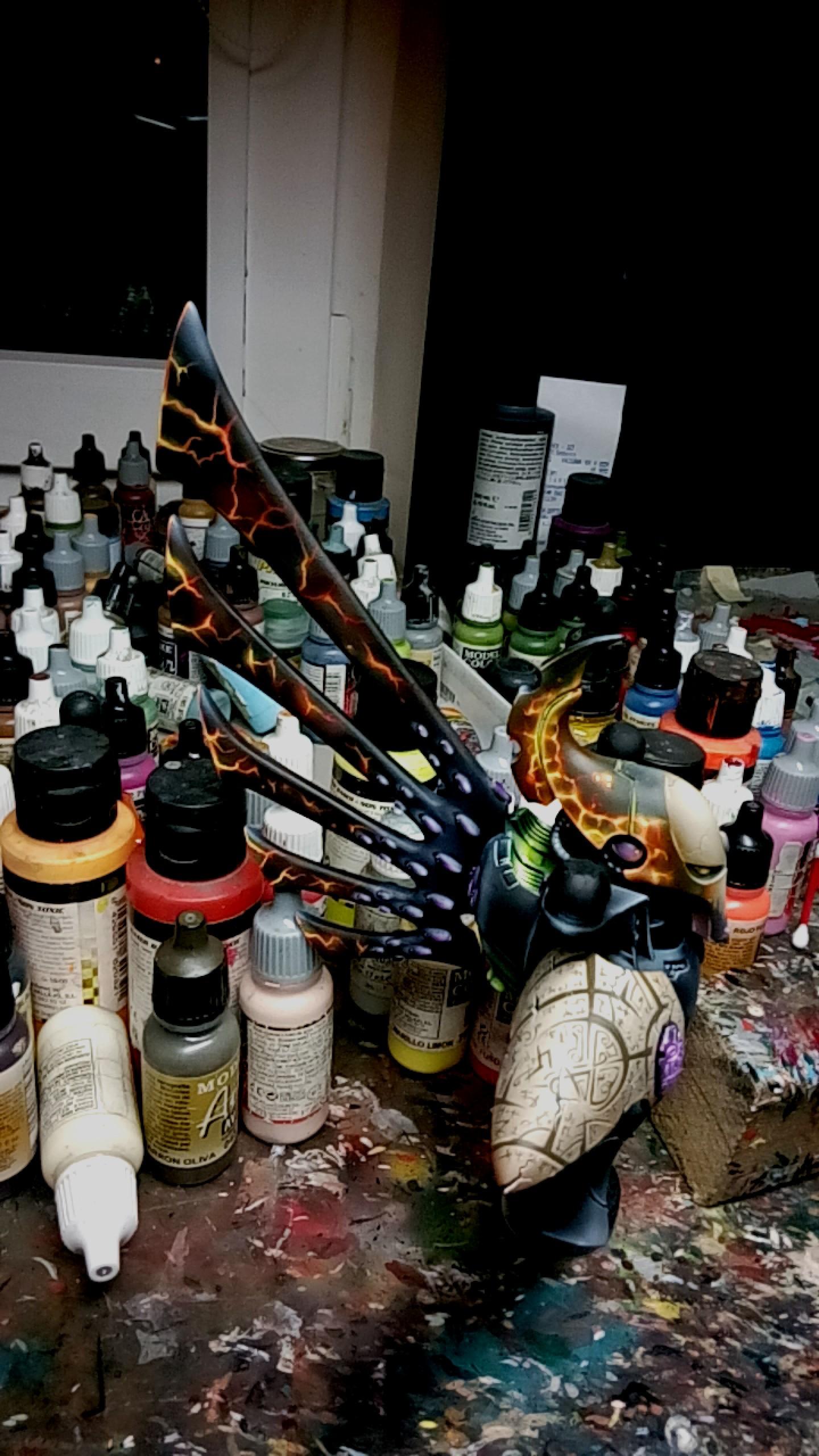 Commission, Eldar, Forge World, Titan, Work In Progress