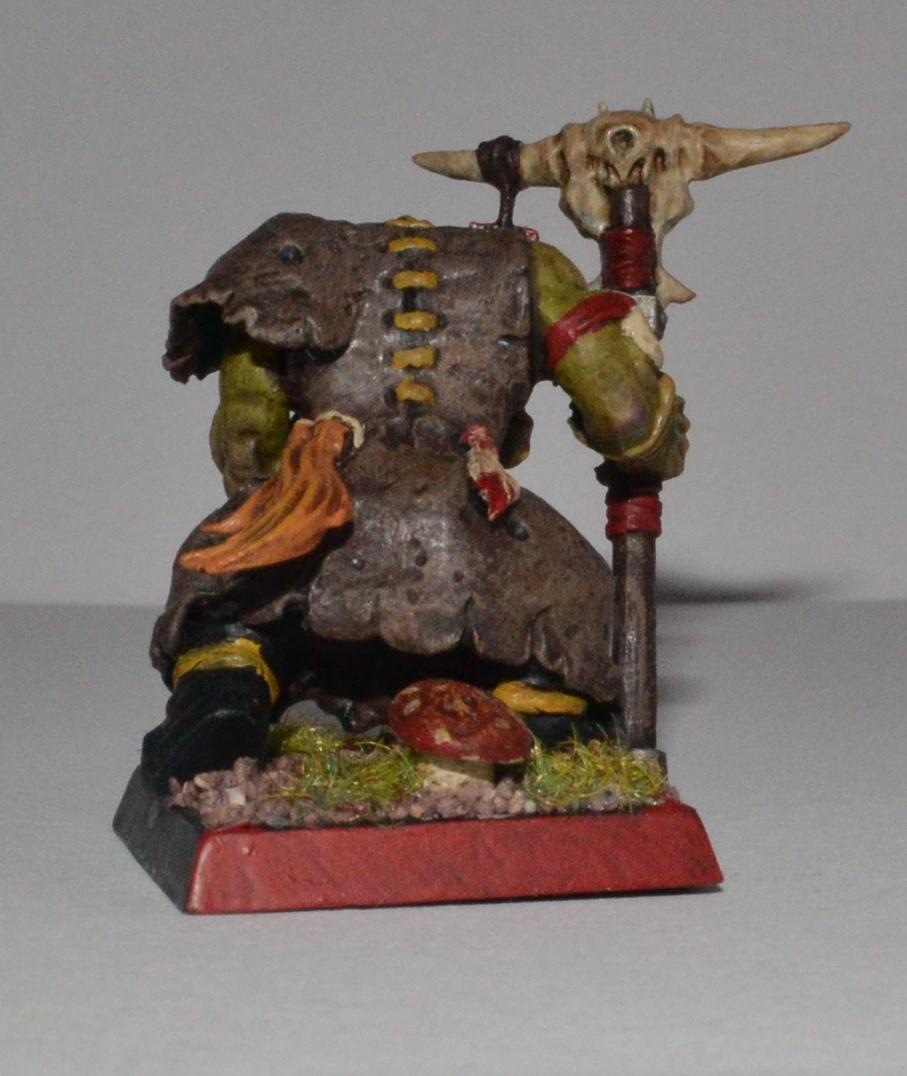 this is my version of shaman just some green stuff and fantasy bits