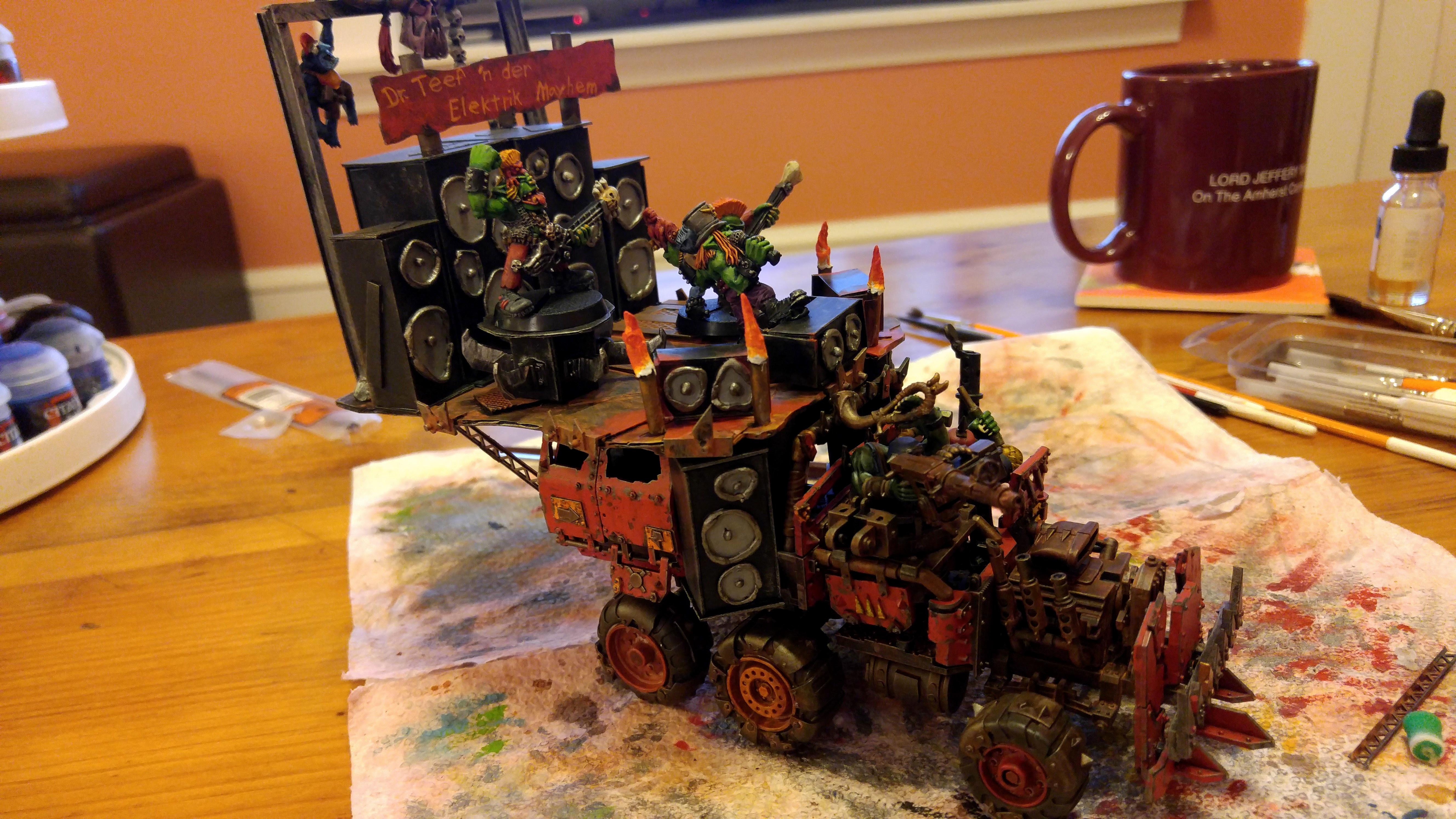 Elektrik Mayhem, Goff Rocker, Orks, Trukk