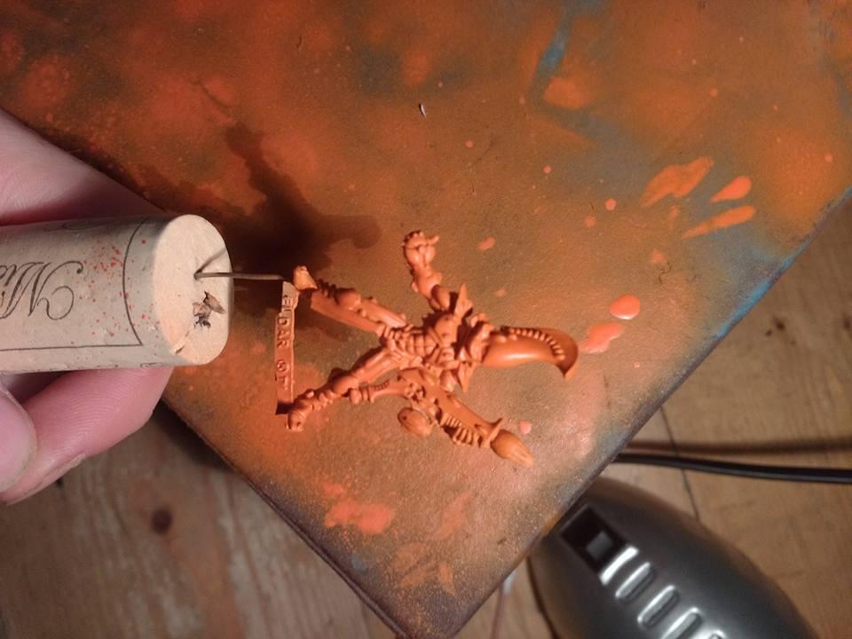 Second airbrushed model, better but still much worse than the brush painted one