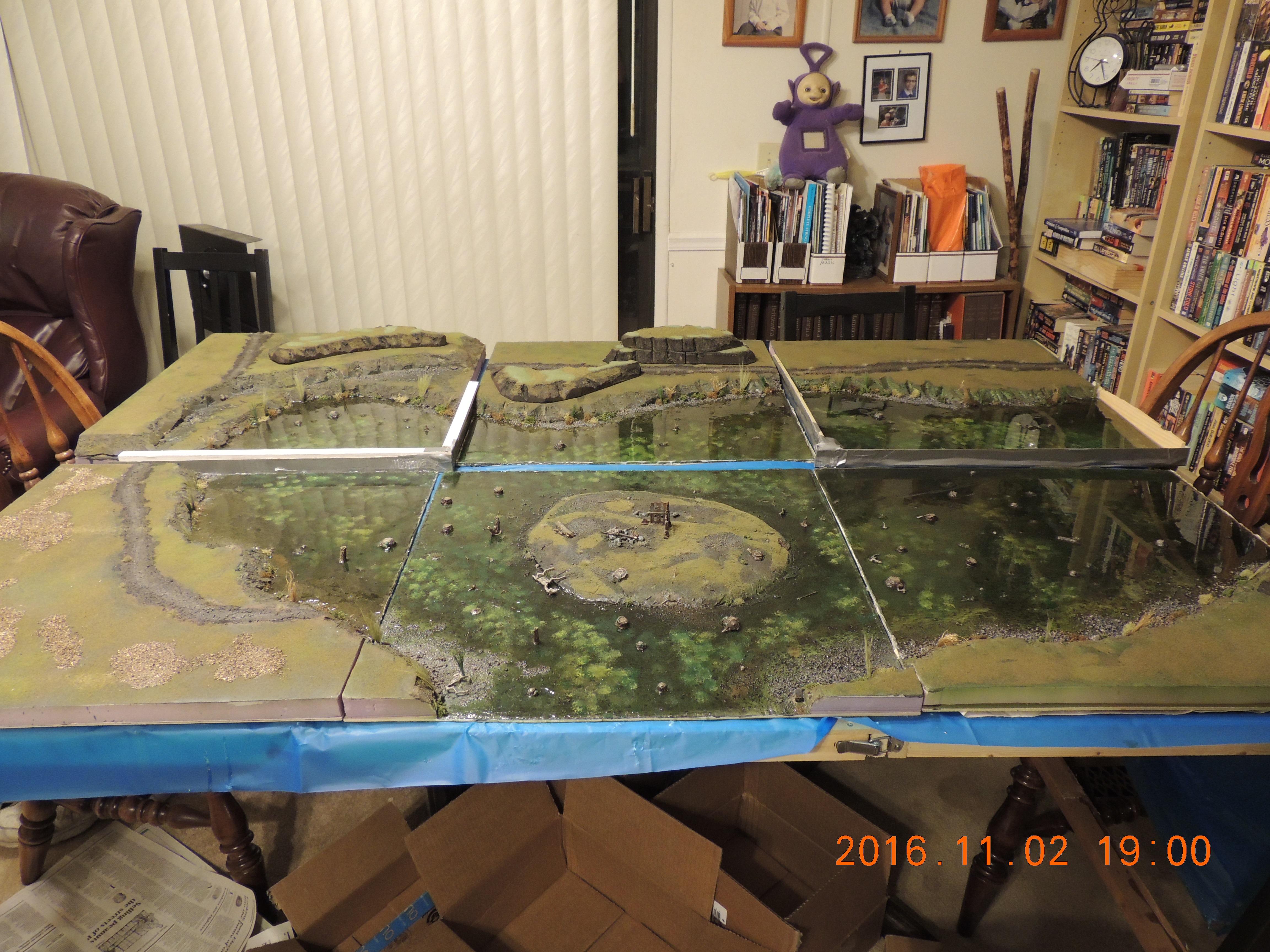 Board, Swamp, Terrain
