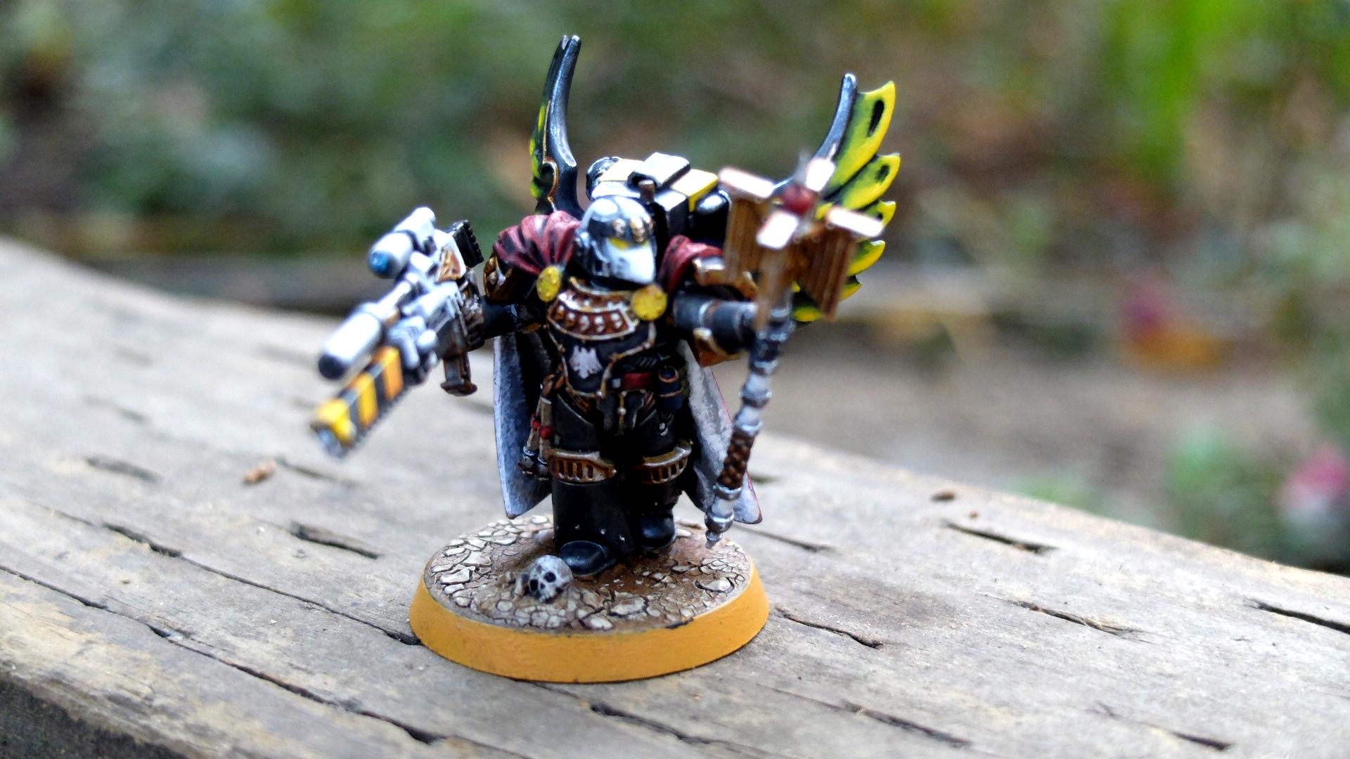 Chaplain, Ex Tenebris, Jumppack, Ravenguard, Space Marines