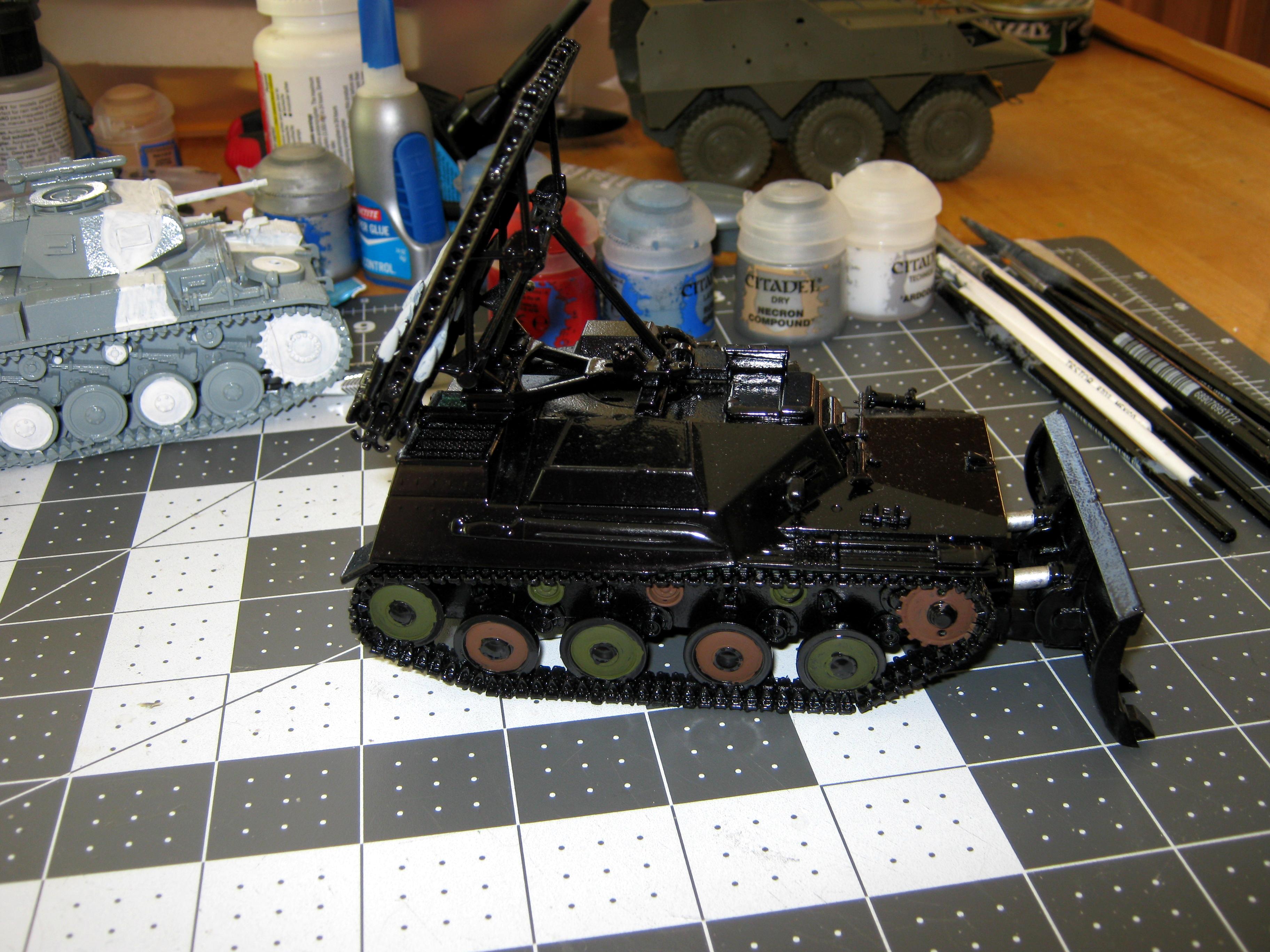 Artillery, Conversion, Katyusha, Rocket Launcher, Russians, Self-propelled, Soviet, T40, Tank