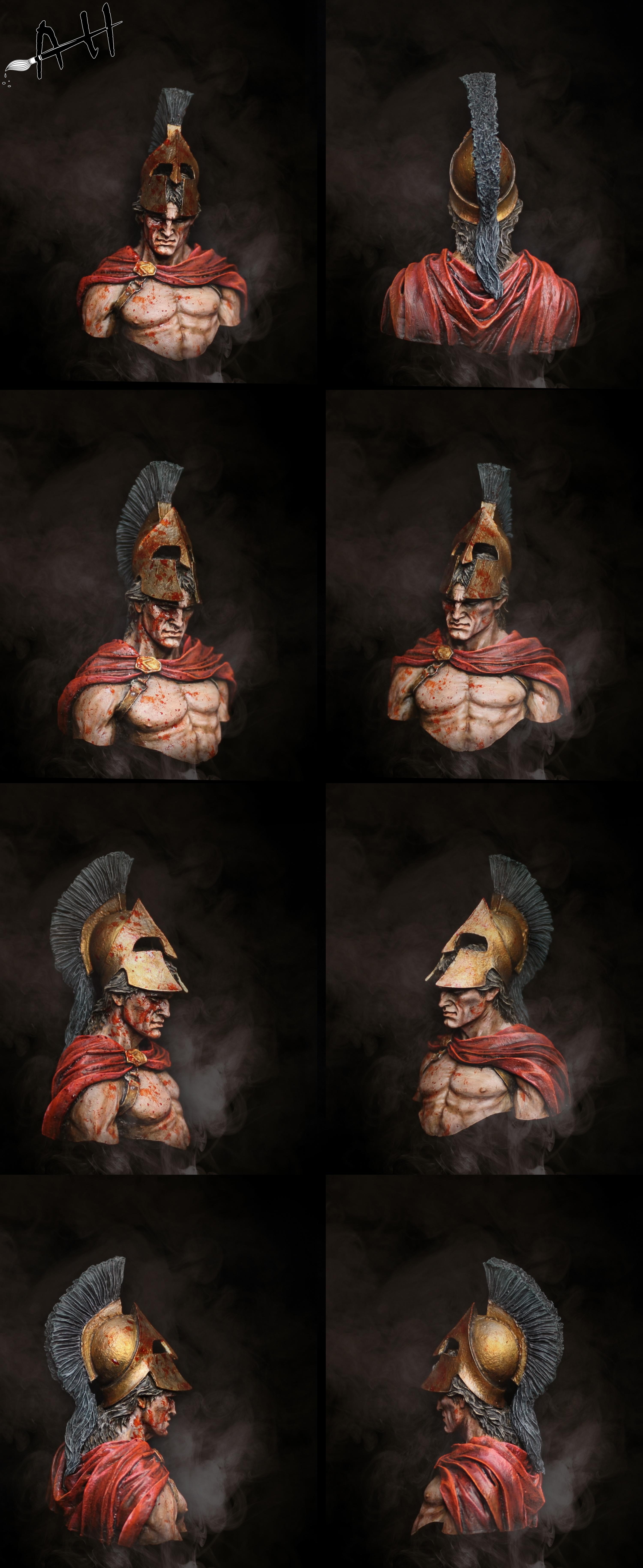 Sparta - Battle of Thermopylae. 480-B.C - Bust 1/10 (2016)