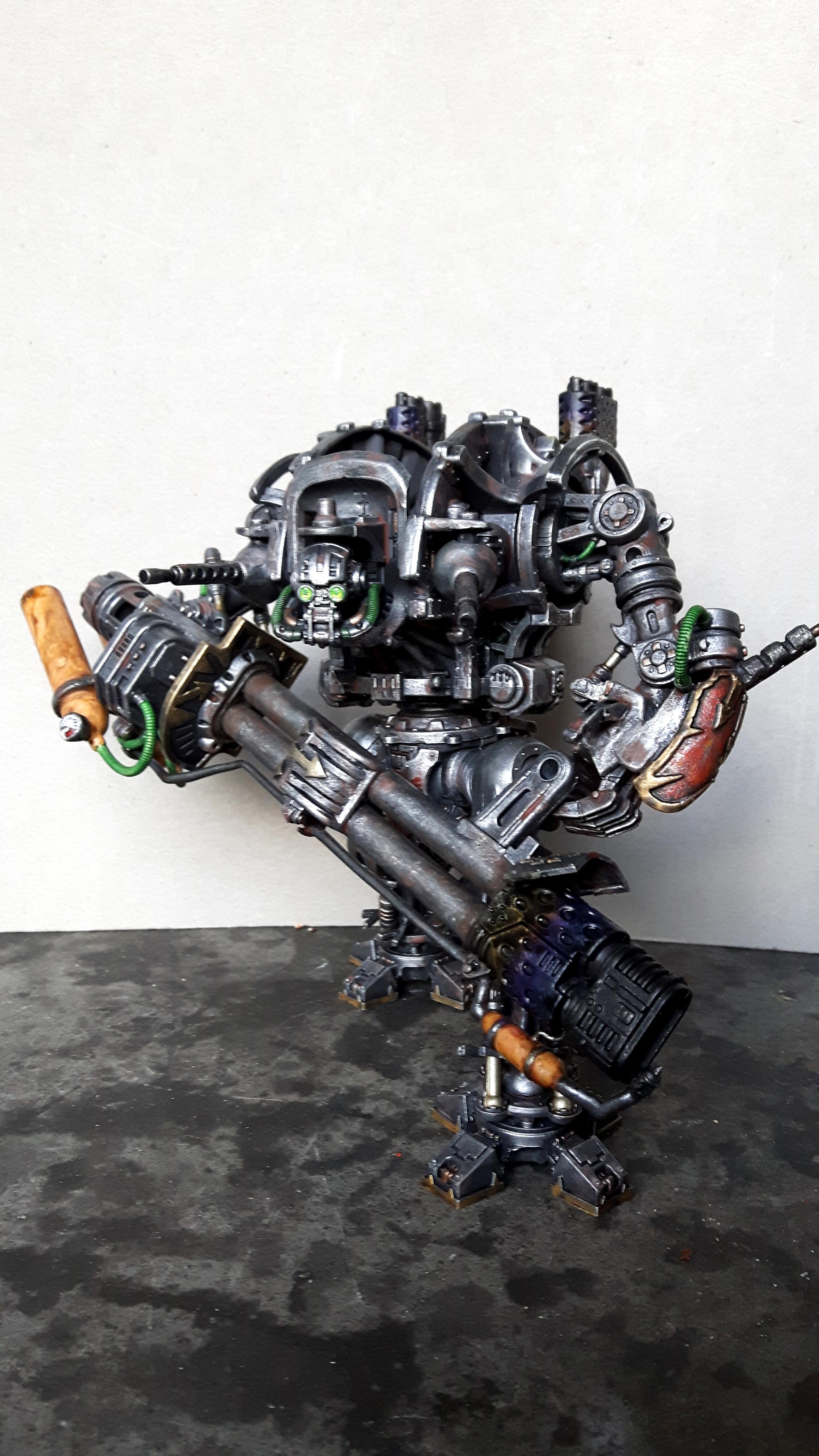 Convserion, Flamethrower, Imperial Knight, Power Fist, Work In Progress