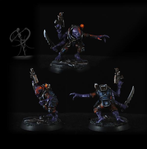 Deathwatch, Genestealer, Non-Metallic Metal, Object Source Lighting, Tyranids