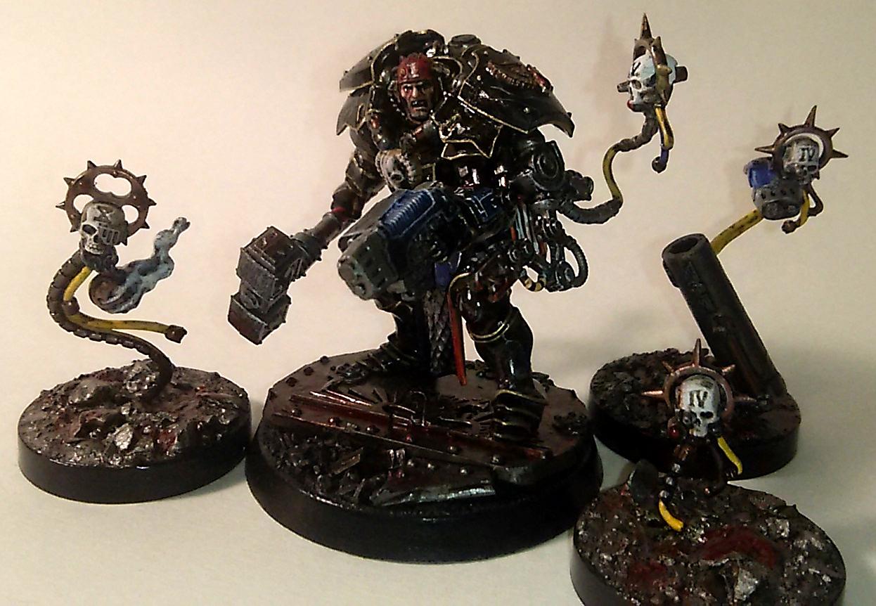 Inq28, Inquisitor Terminator with servo skulls
