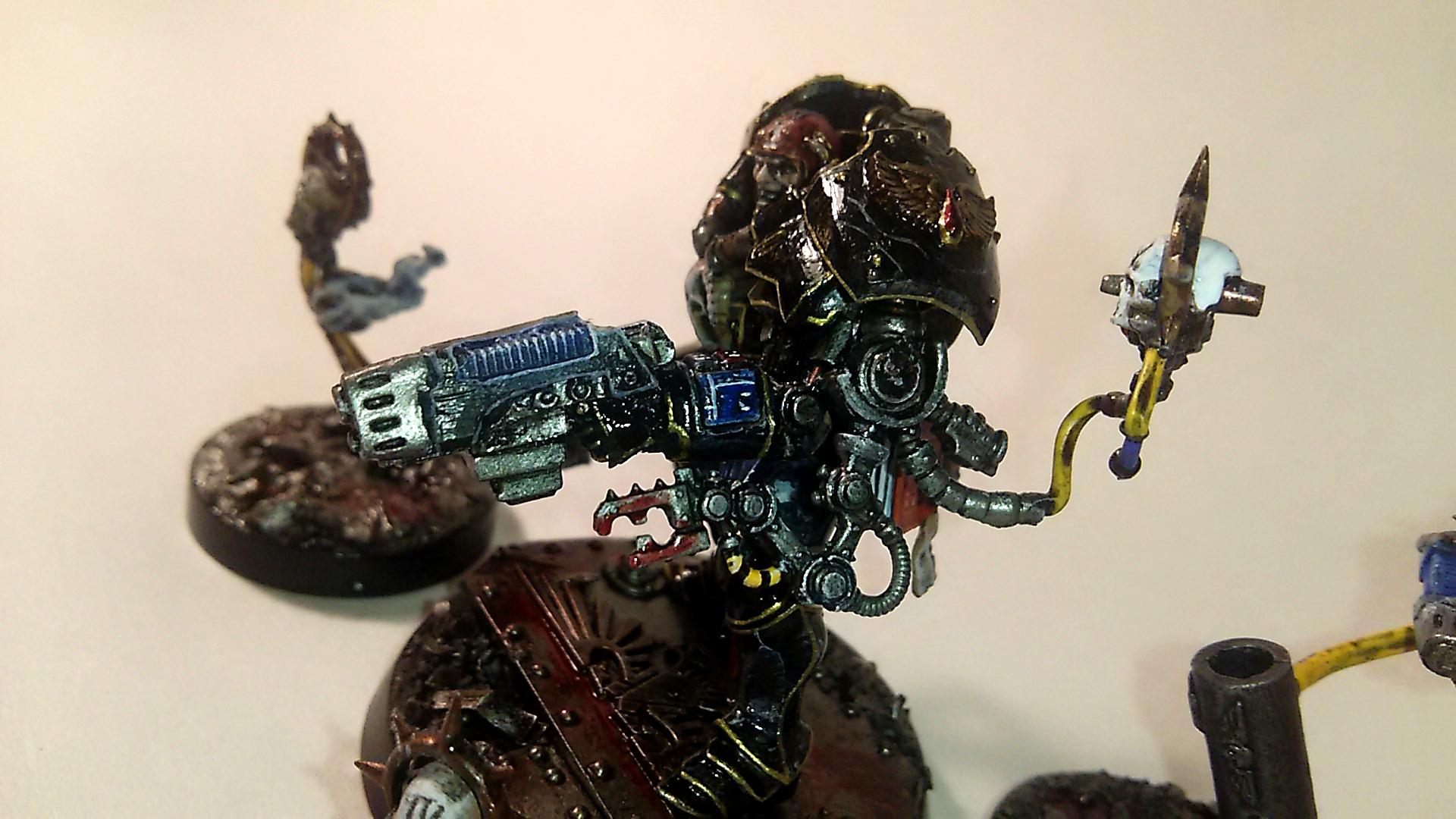 Inquisitor Terminator with servo skulls