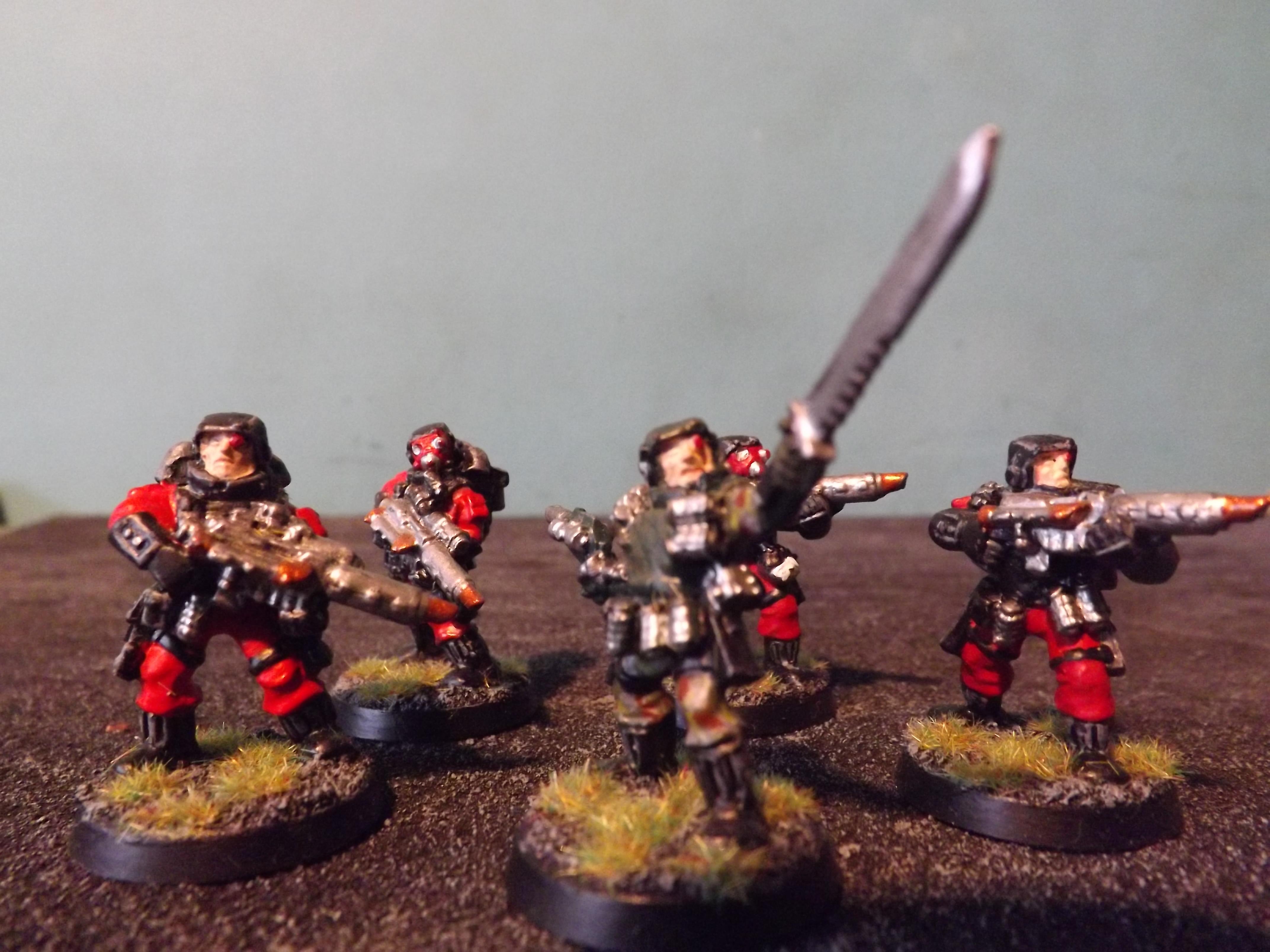 Metal Imperial Guard Stormtrooper Squad