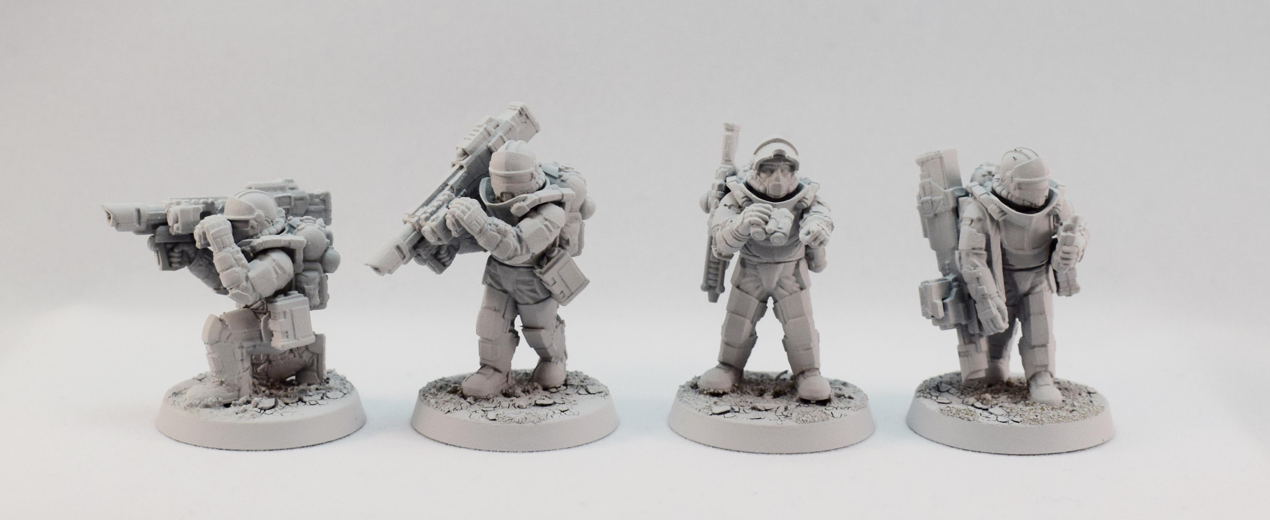 Heavy Weapon Team, Martian Orbital Fusiliers, Regiments