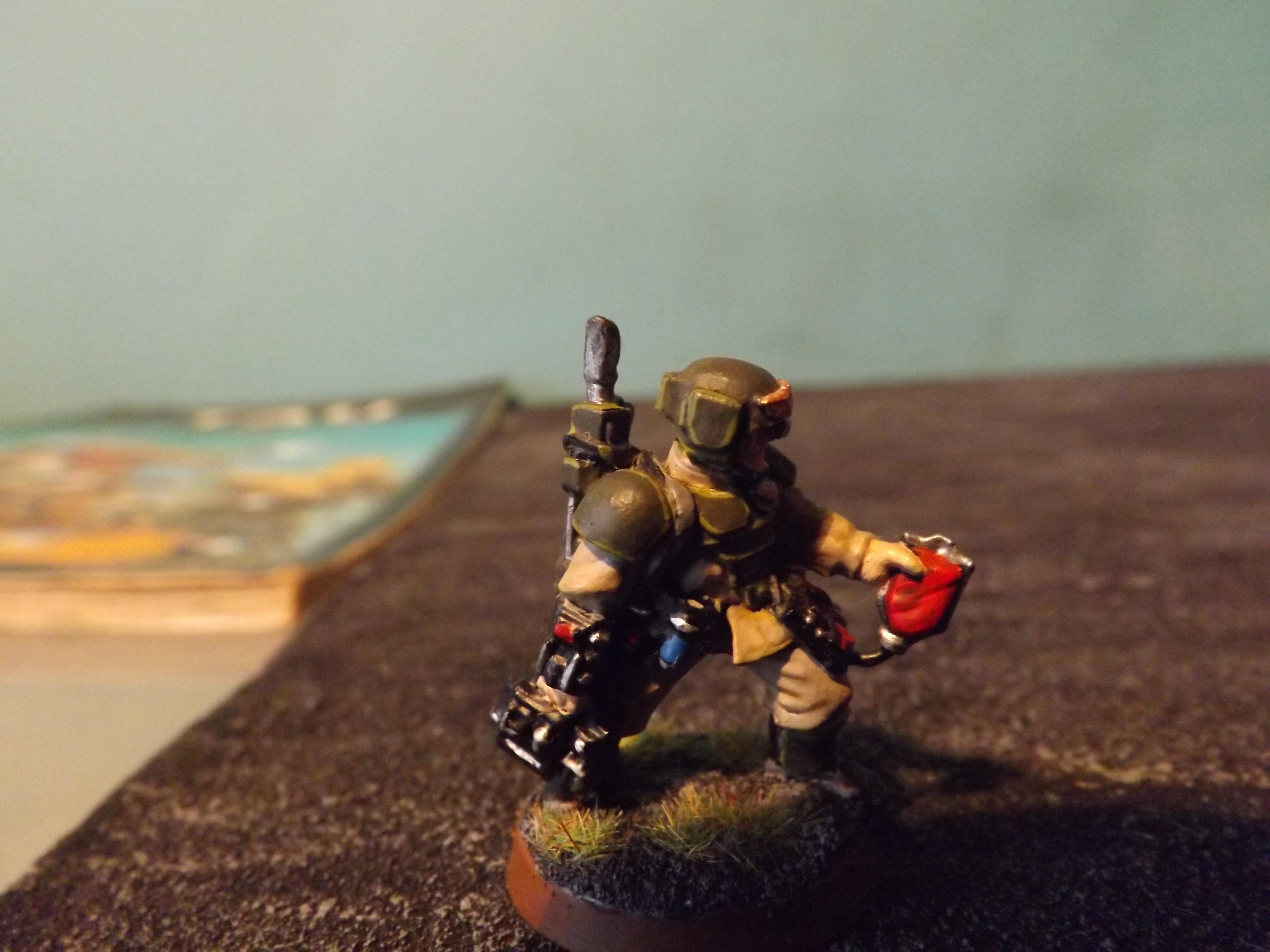 Imperial Guard Regimental Command Squad Medic.(1)