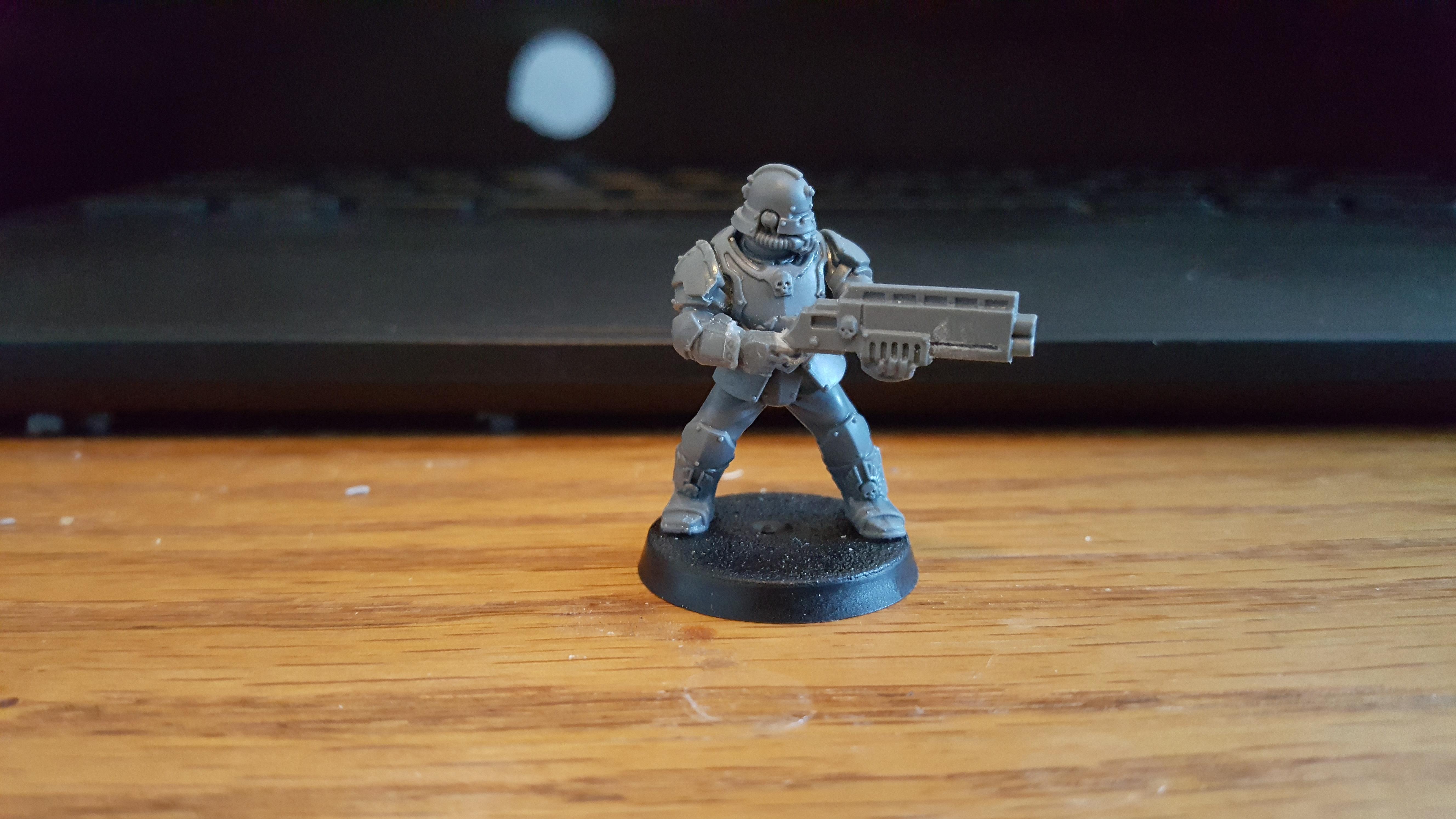 Adeptus Arbites, Enforcer, Kitbash, Necromunda, Shotgun - Nec-Enforcer ...