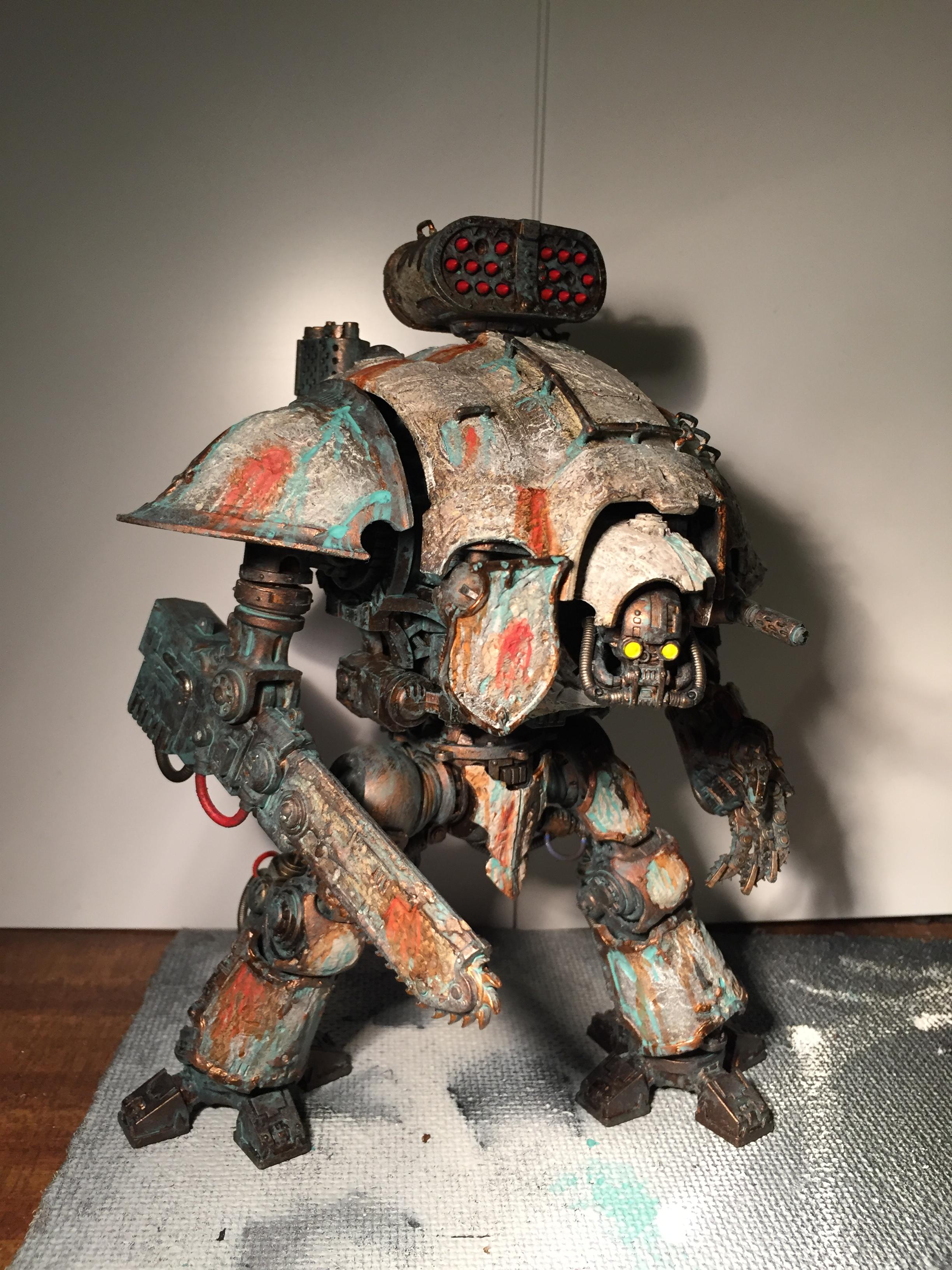 Chaos, Conversion, Knight Titan, Magnetised Parts, Nurgle, Traitor Titan, Work In Progress
