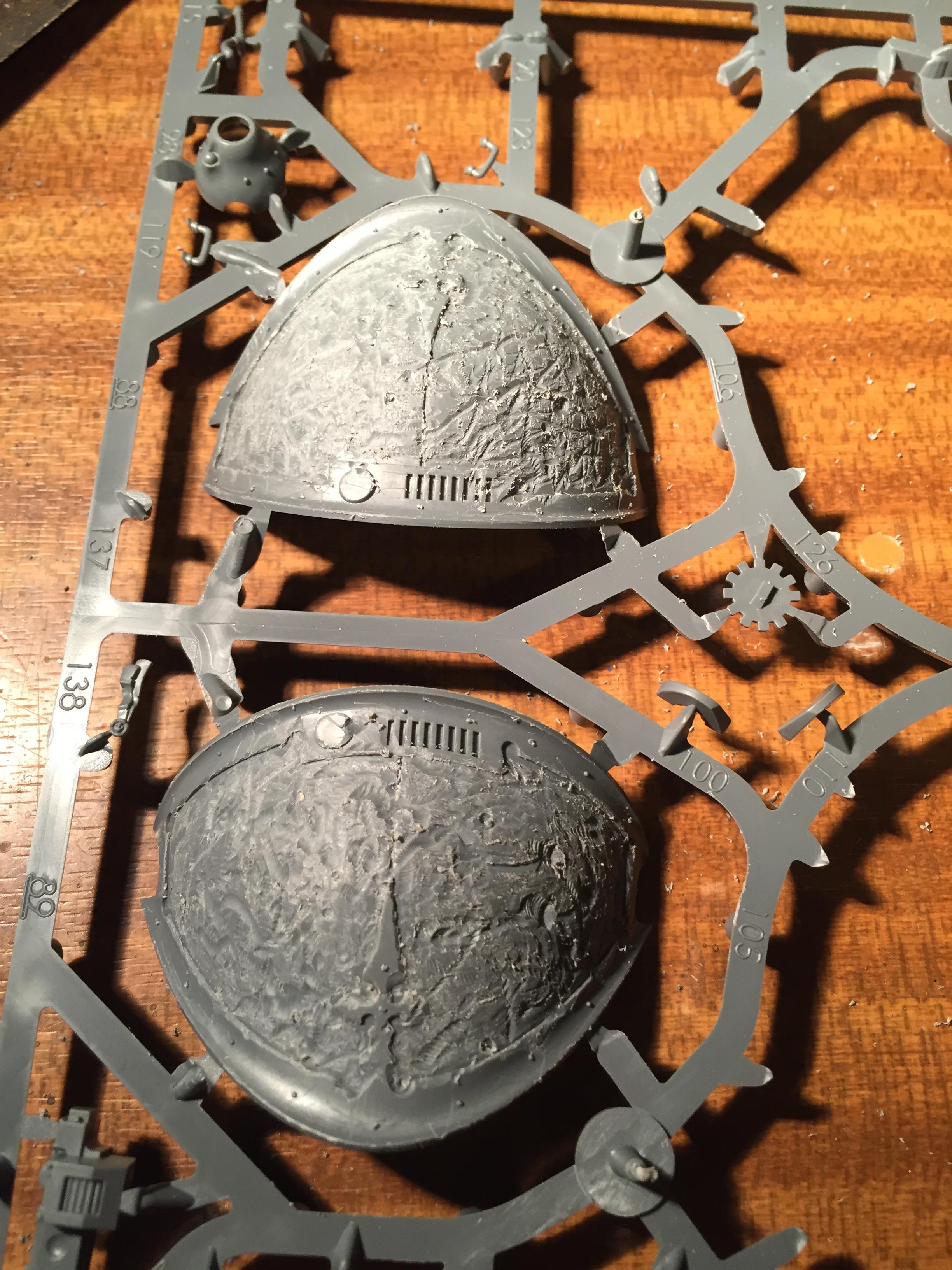 Chaos, Conversion, Knight Titan, Magnetised Parts, Nurgle, Traitor Titan, Work In Progress