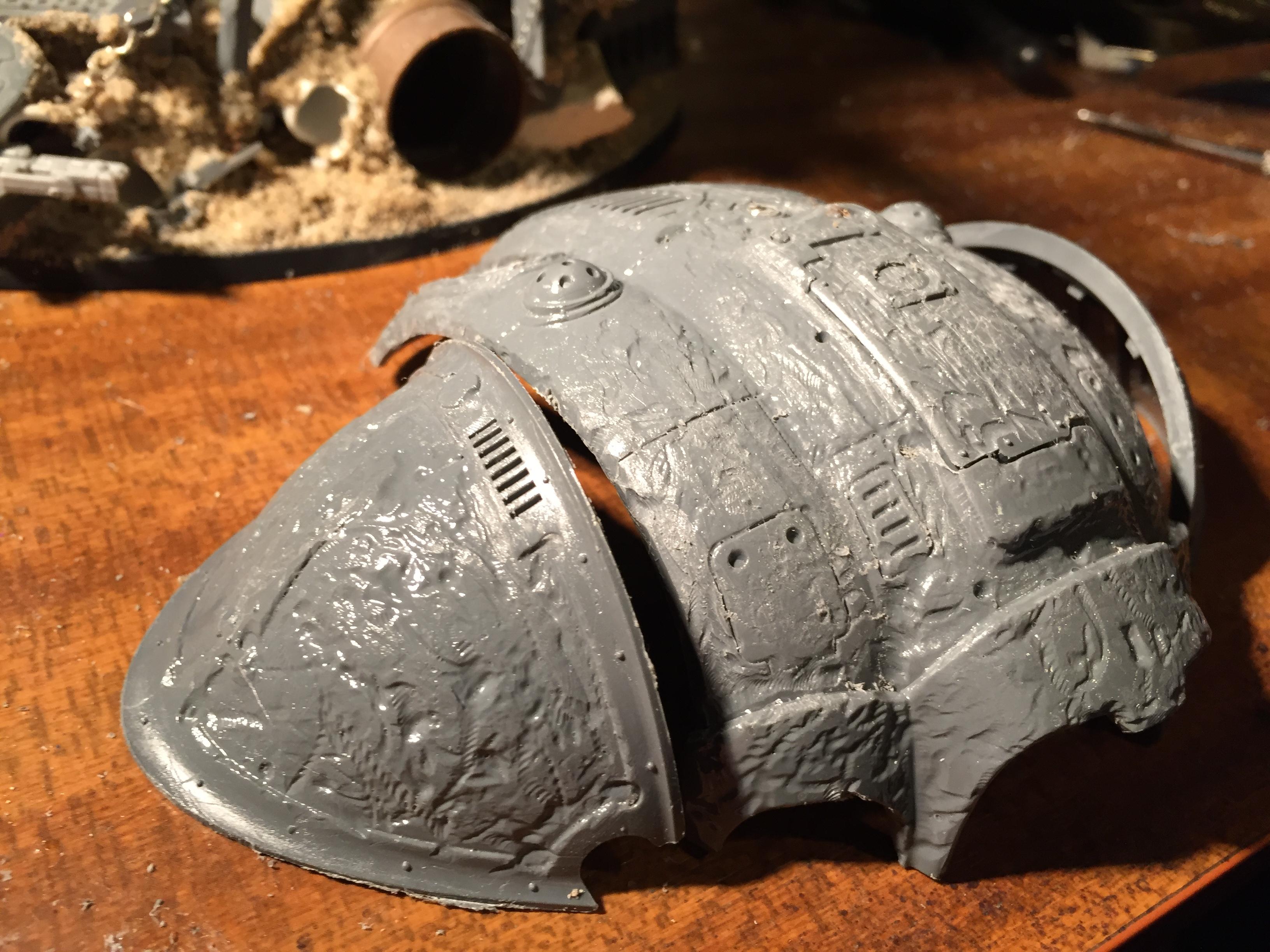 Chaos, Conversion, Knight Titan, Magnetised Parts, Nurgle, Traitor Titan, Work In Progress