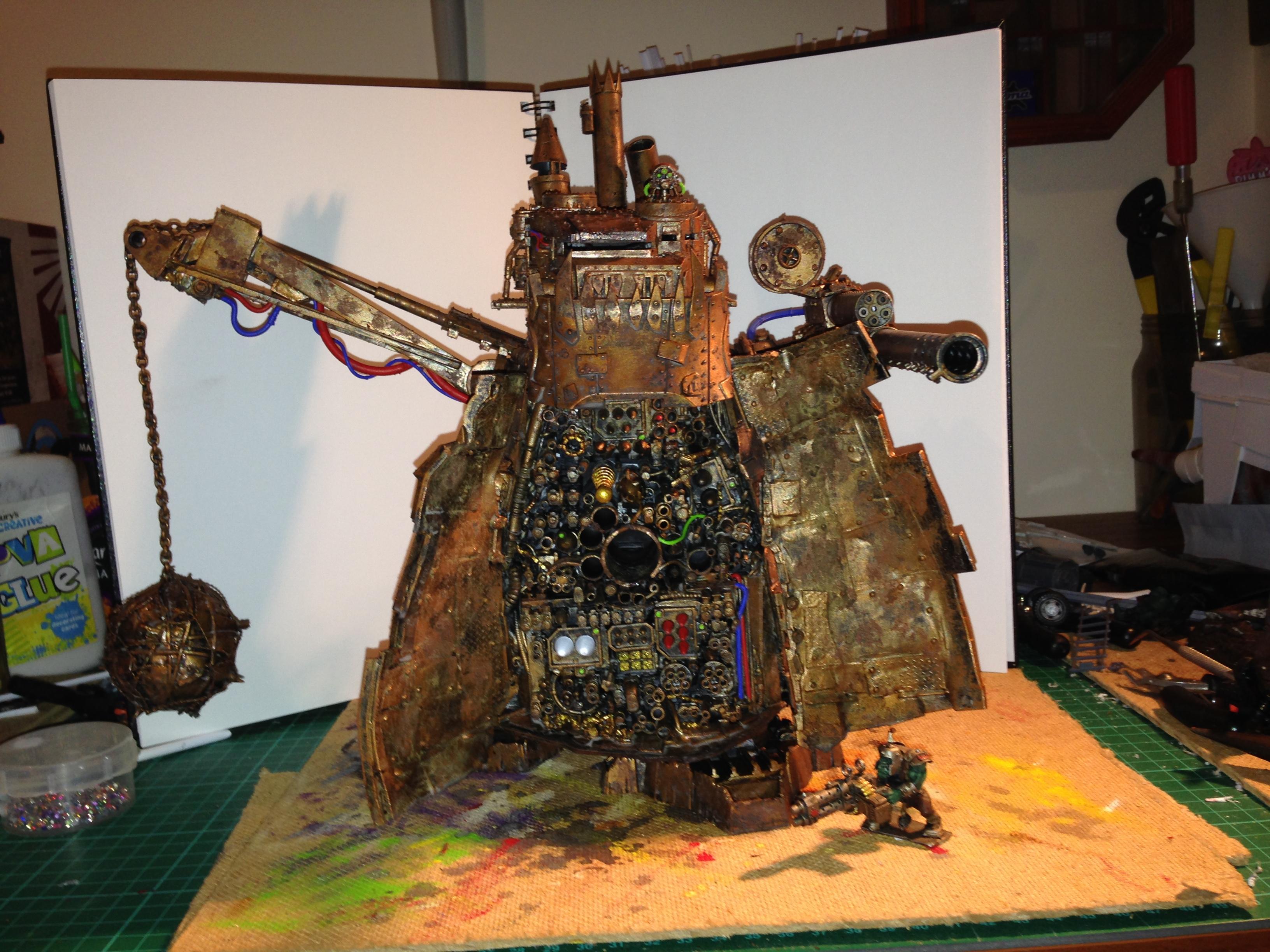 Conversion, Dakka Dakka!!, Deffarsenal, Interior, Kustum, Over The Top, Stompa, Too Many Gunz?, Work In Progress