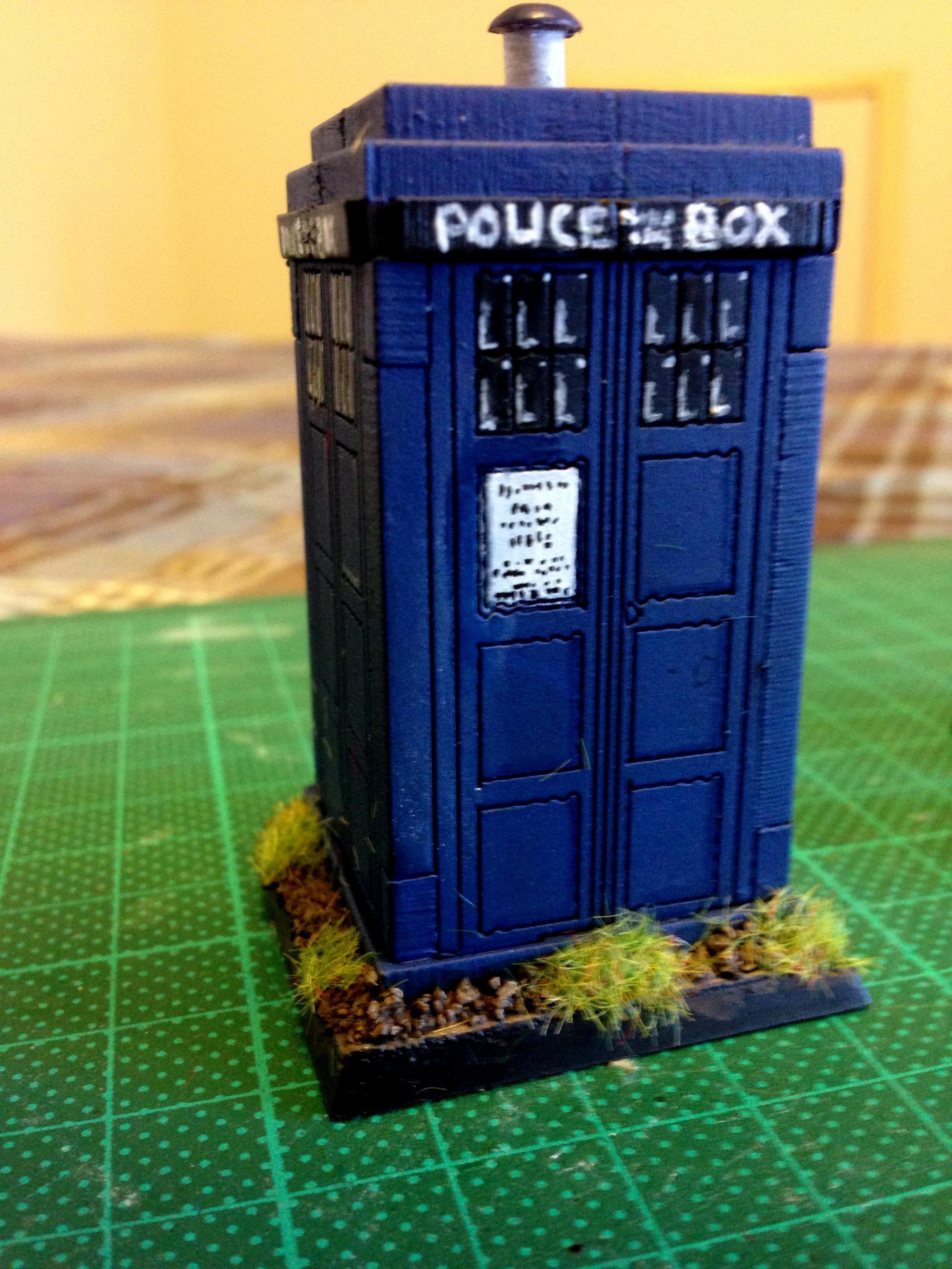 Dr Who, Miniature Scenery, Tardis, Warlord