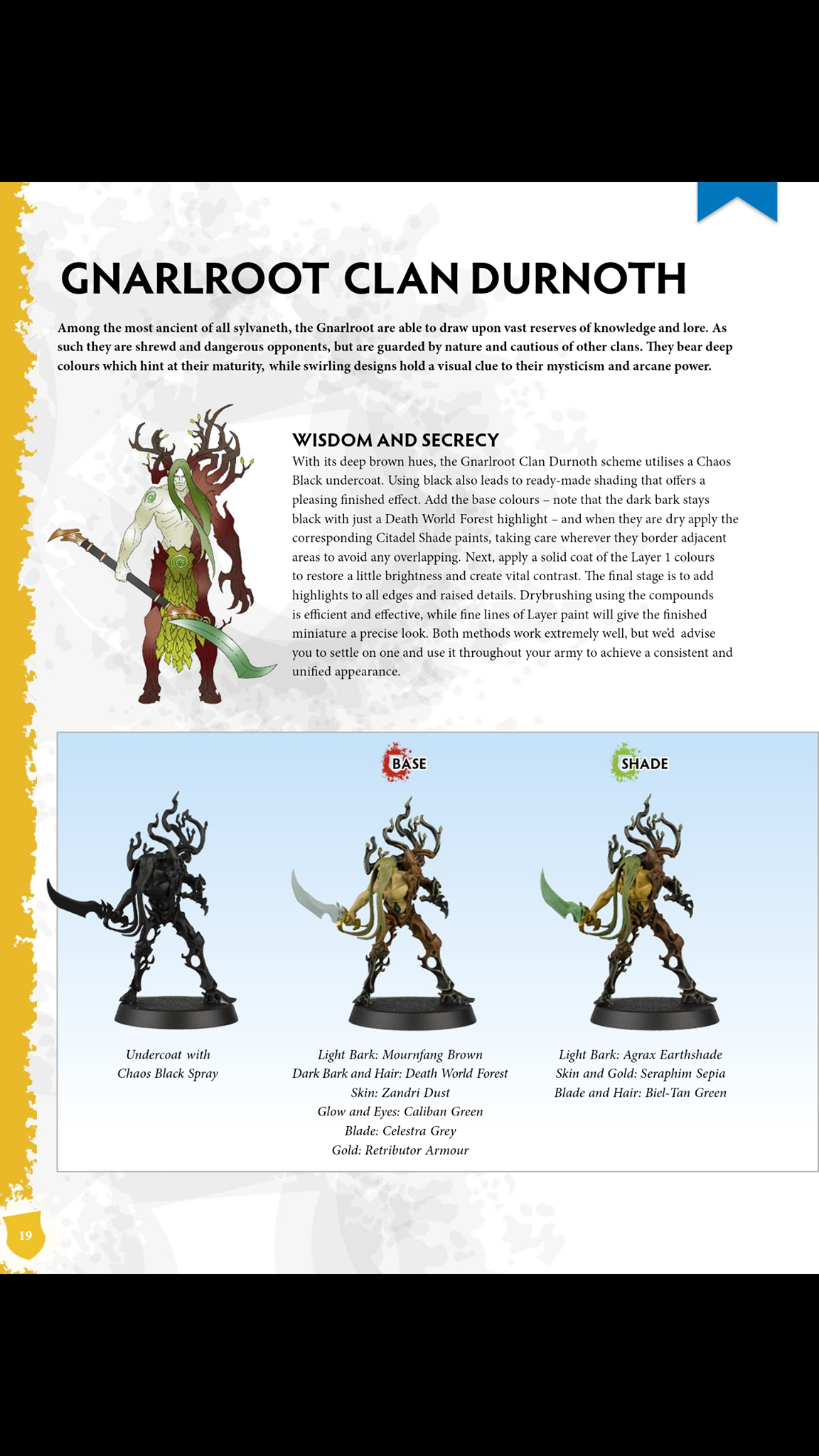 Sylvaneth Paint Guide: Gnarlroot