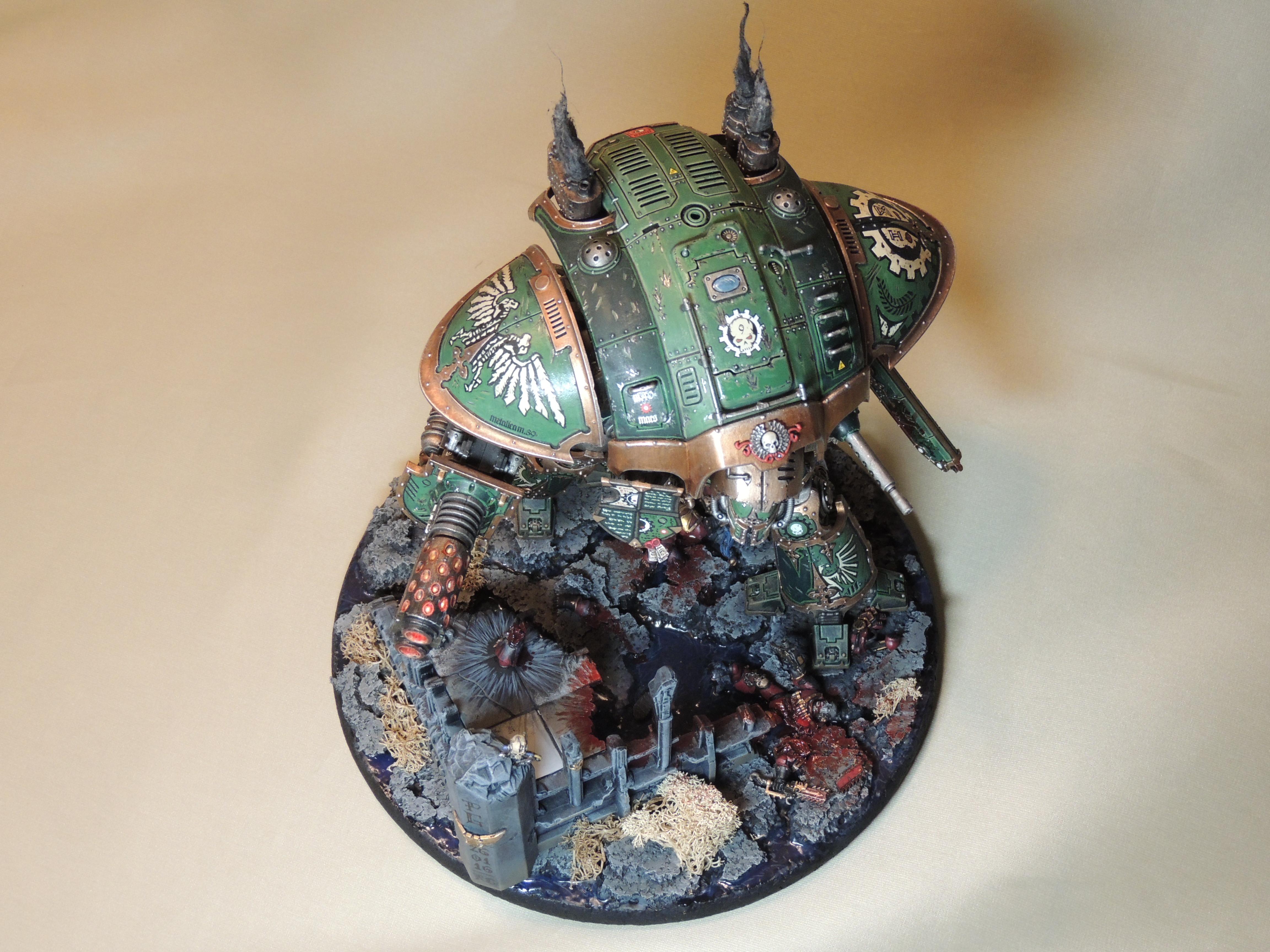 Blood, Diorama, Robot, Terrain, Warhammer 40,000, Warhammer Fantasy