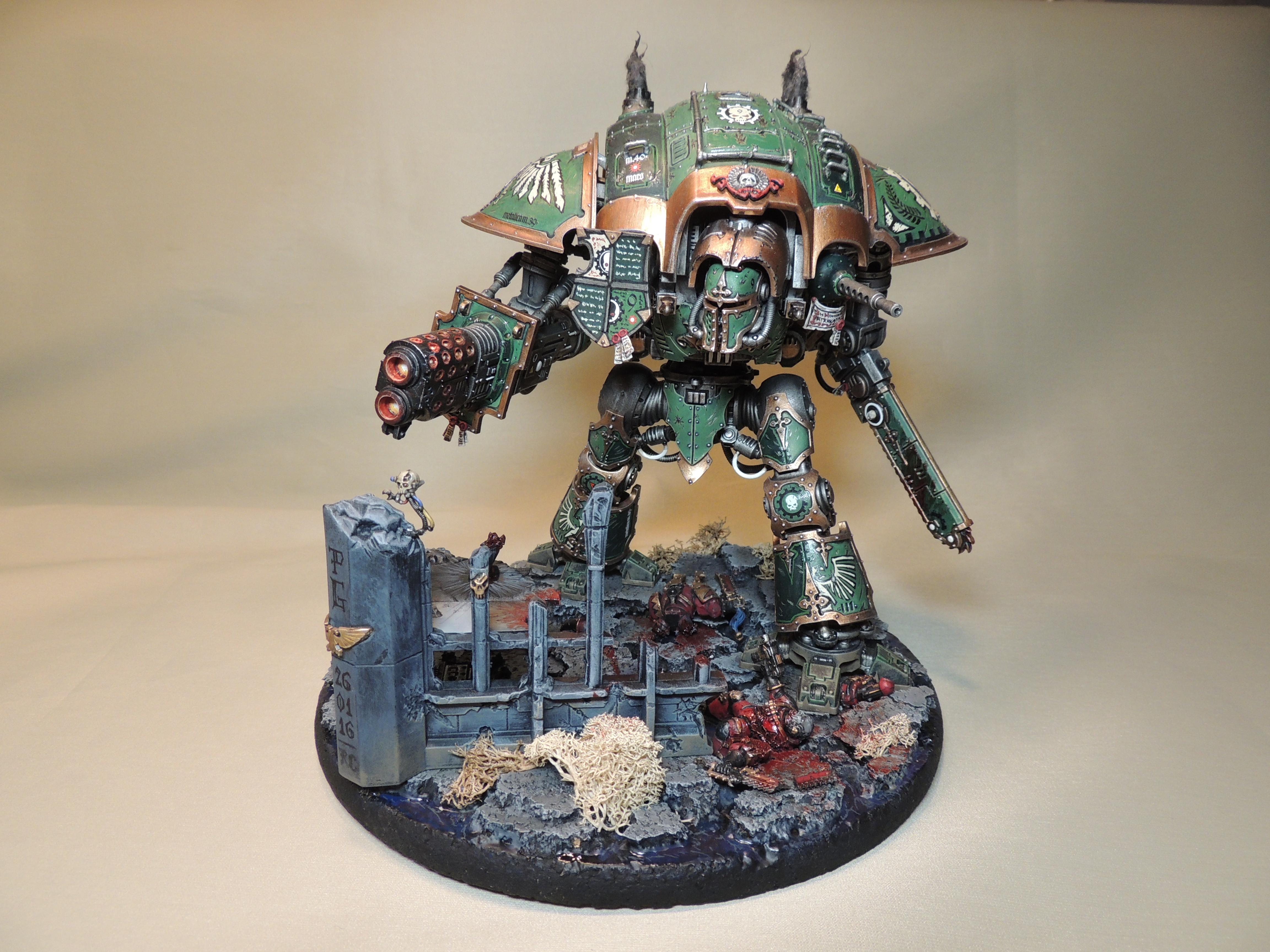 Blood, Diorama, Robot, Terrain, Warhammer 40,000, Warhammer Fantasy