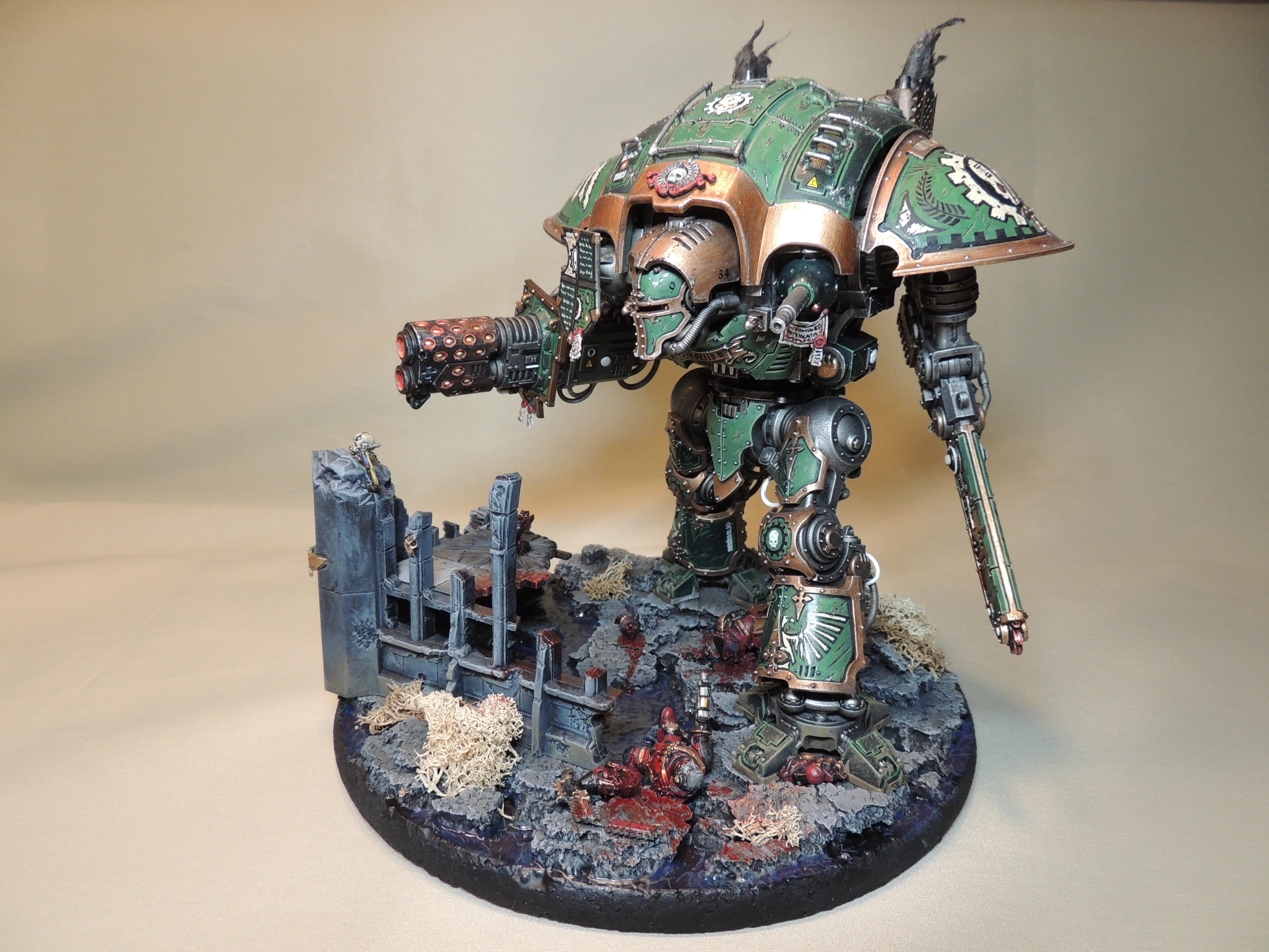 Blood, Diorama, Robot, Terrain, Warhammer 40,000, Warhammer Fantasy