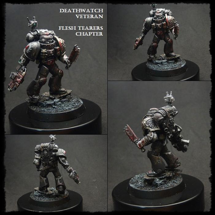 Deathwatch, Kill Team, Space Marines, Veteran, Warhammer 40,000, Weathered