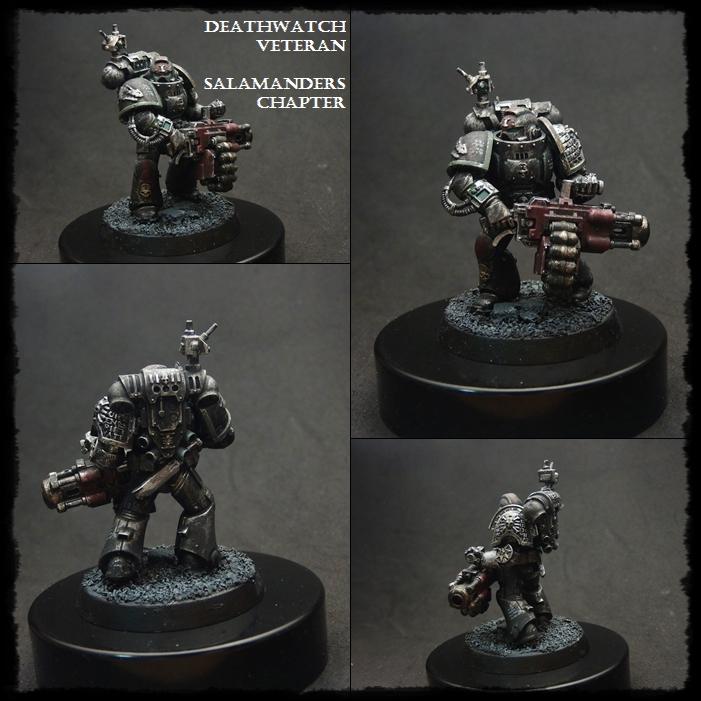 Deathwatch, Kill Team, Space Marines, Veteran, Warhammer 40,000, Weathered