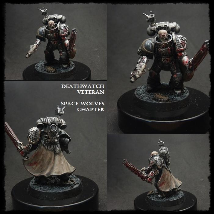 Deathwatch, Kill Team, Space Marines, Veteran, Warhammer 40,000, Weathered
