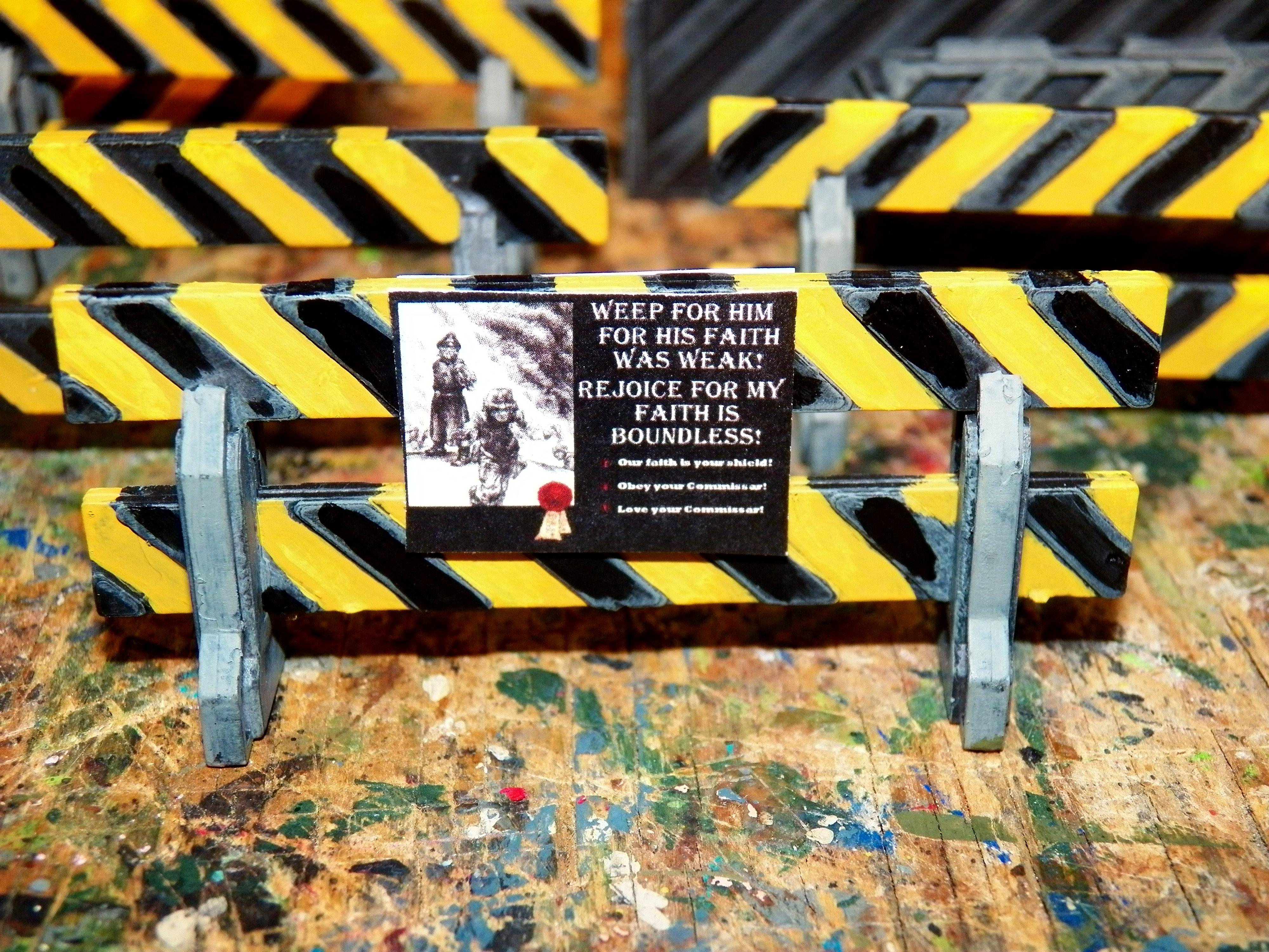 Barricade, Propaganda, Street Furniture, Terrain