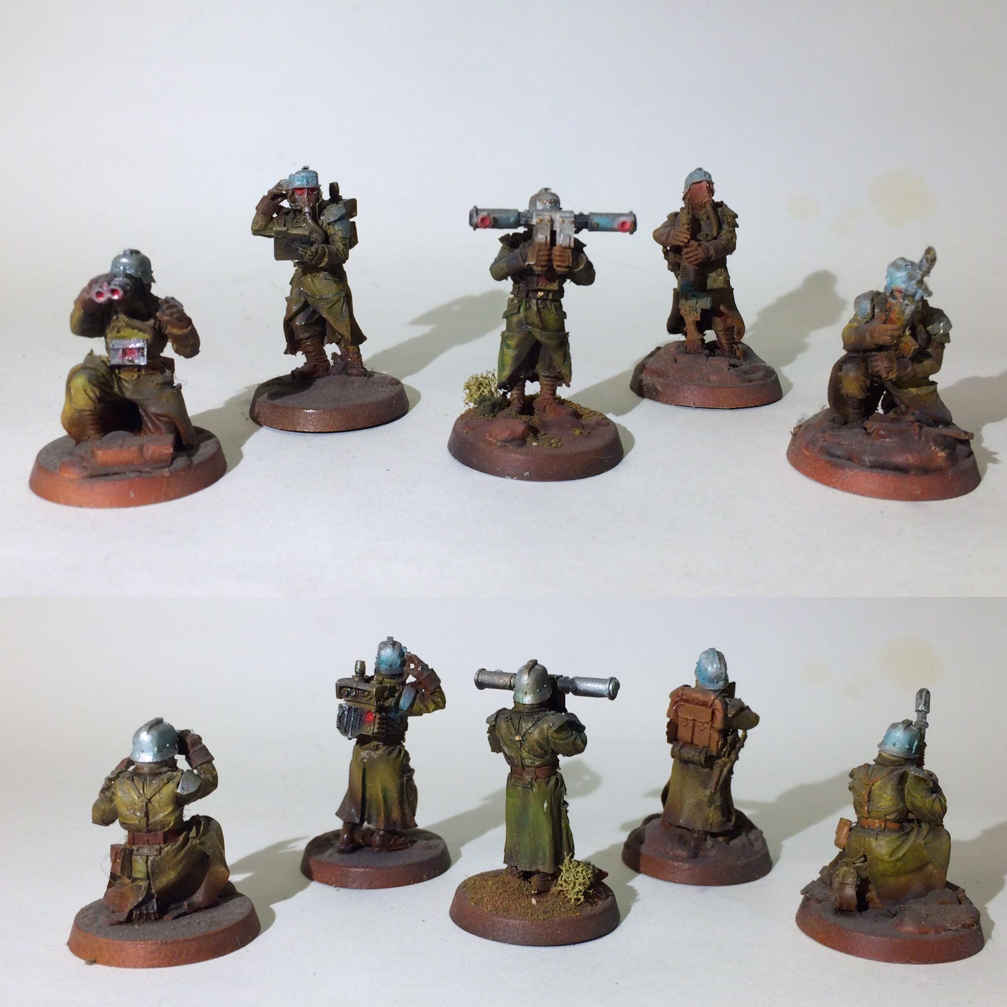 Airbrushed, Astra Militarum, Custom, Death Korps of Krieg, Flocked, Forge World, Infantry, Warhammer 40,000