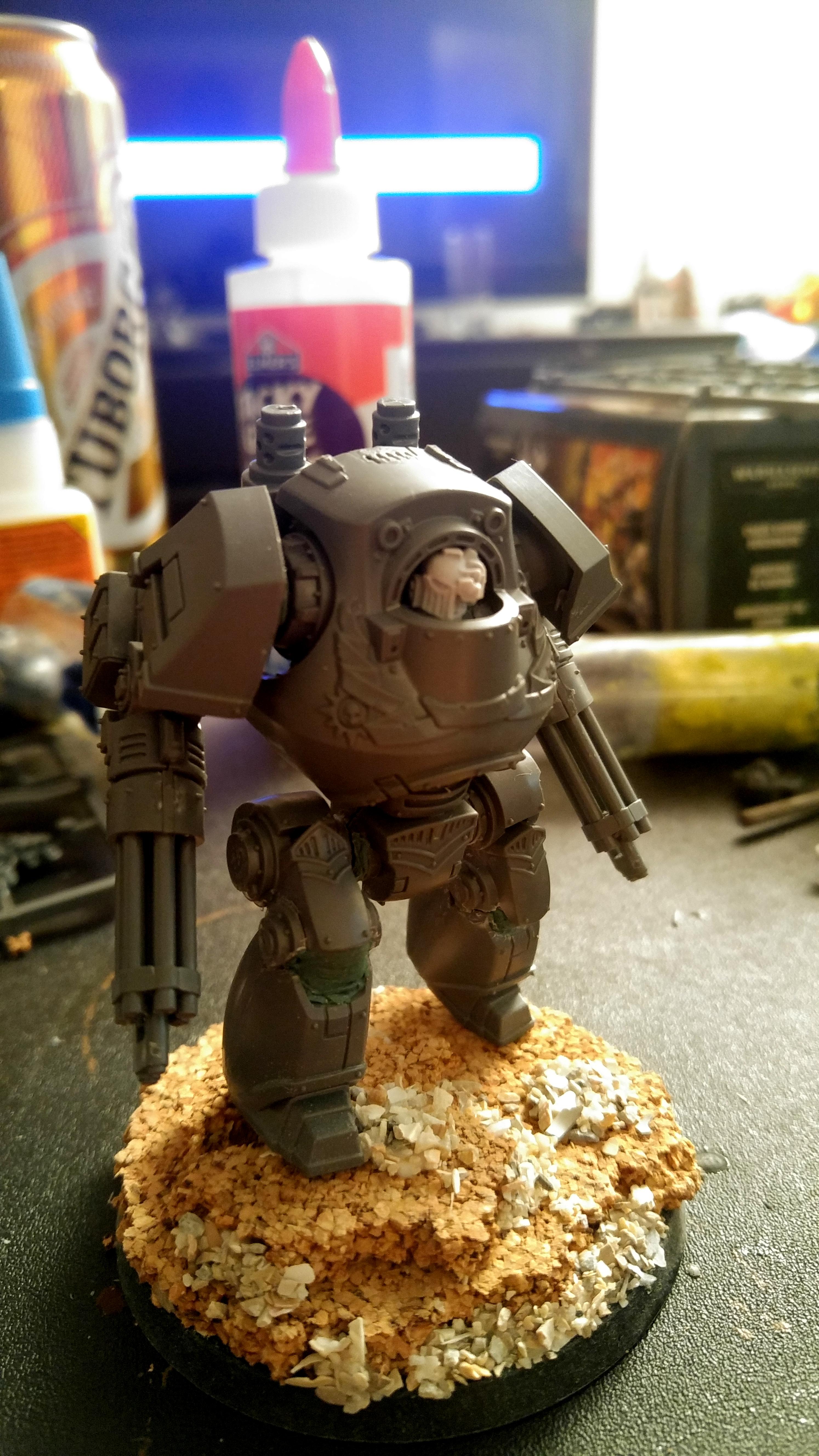 Iron Warriors Contemptor Deadrnought