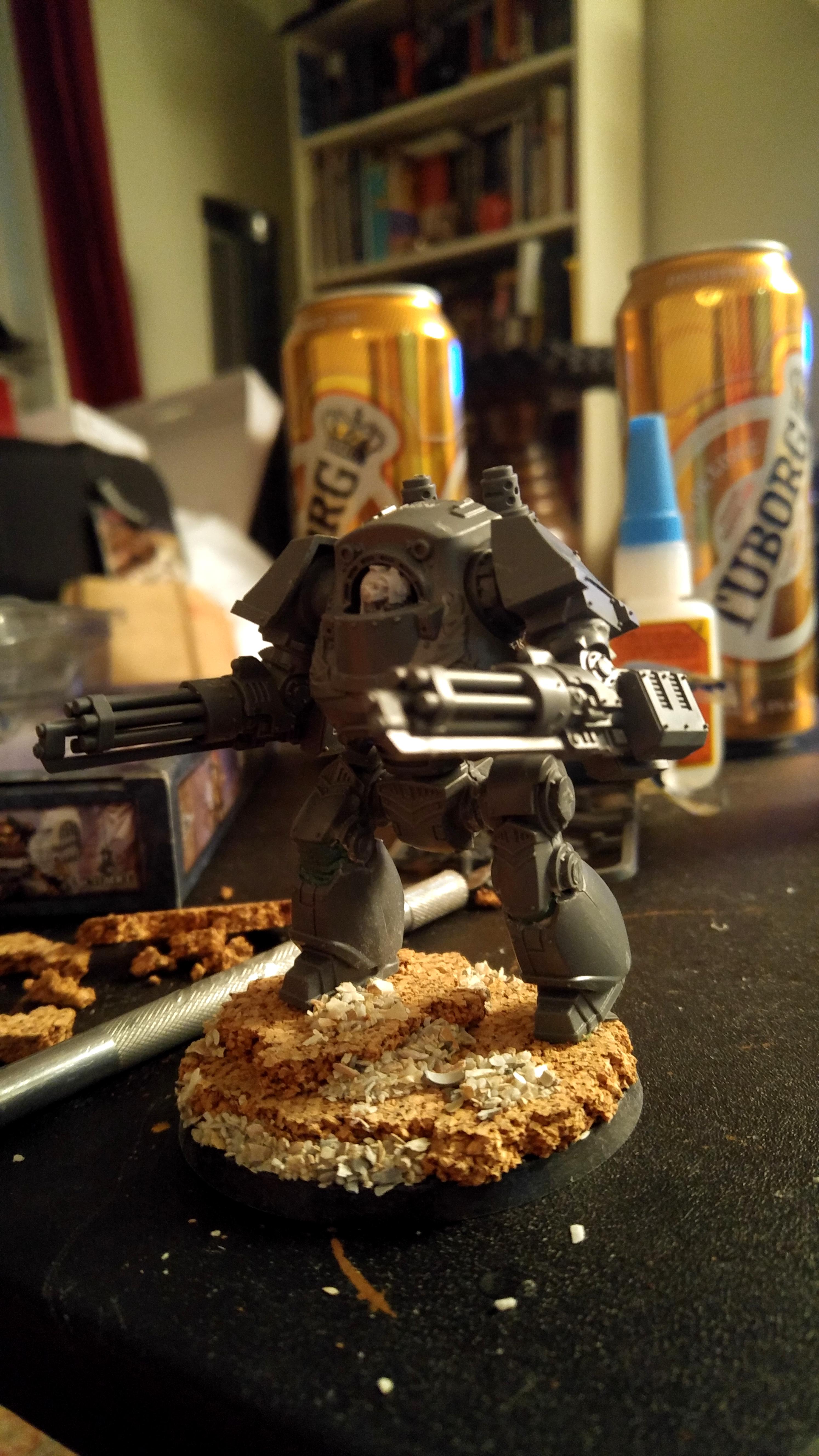 Iron Warriors Contemptor Deadrnought