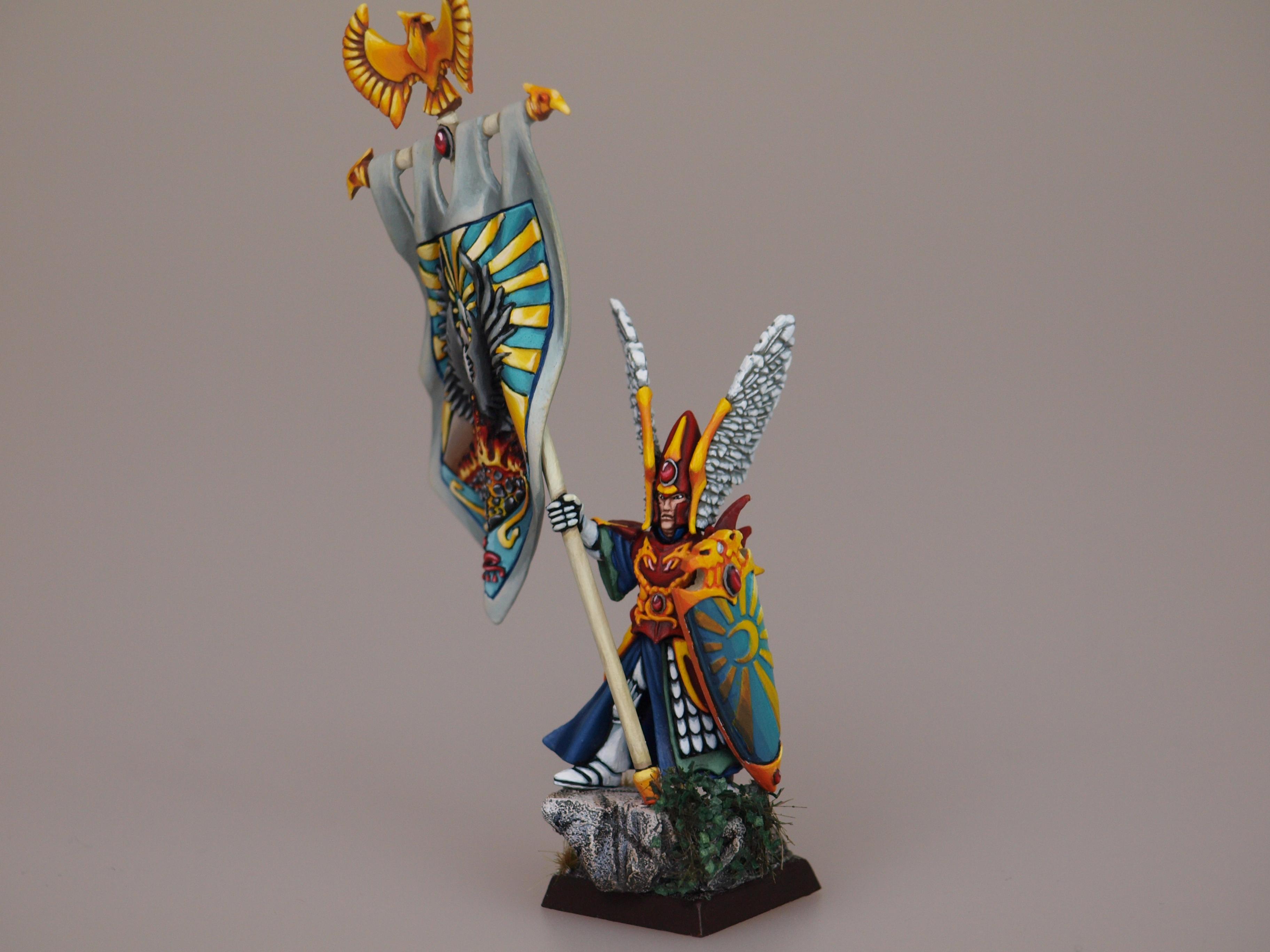 High Elves Bsb Painted Warhammer