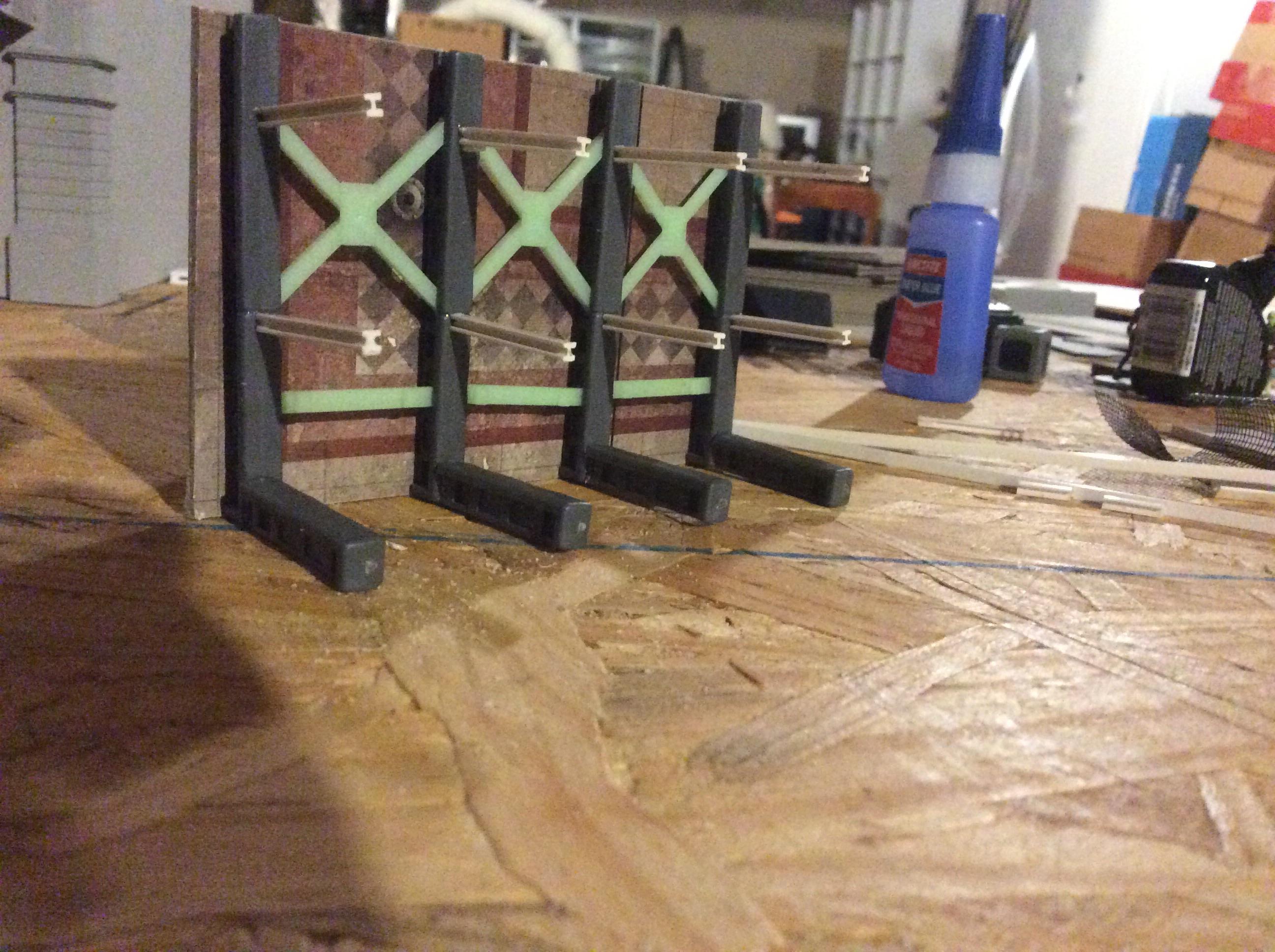 Cantilever shelves