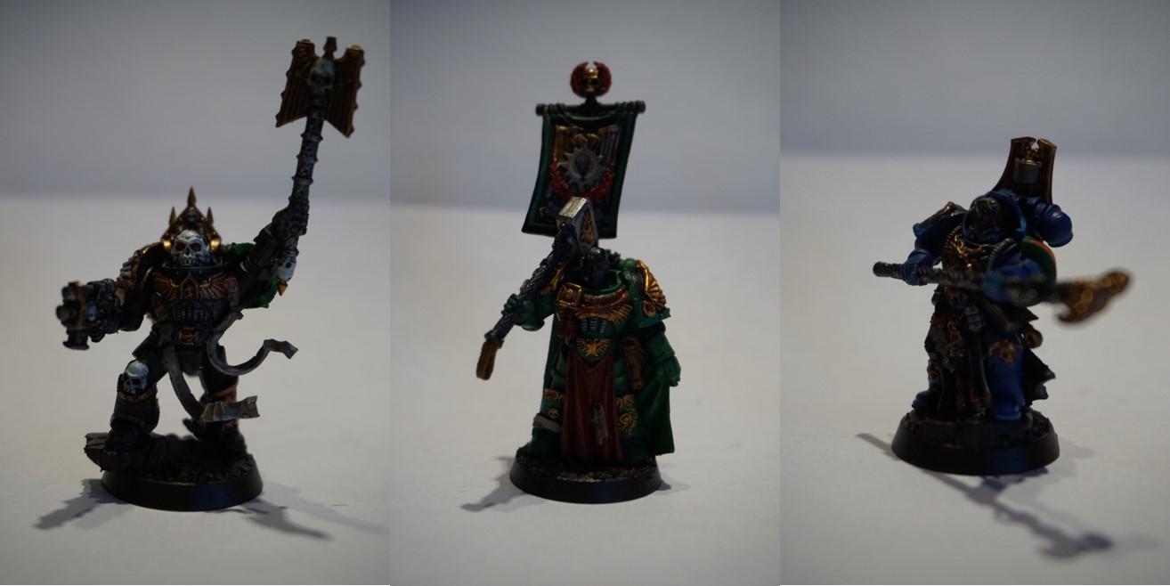A selection of 40k HQ figures