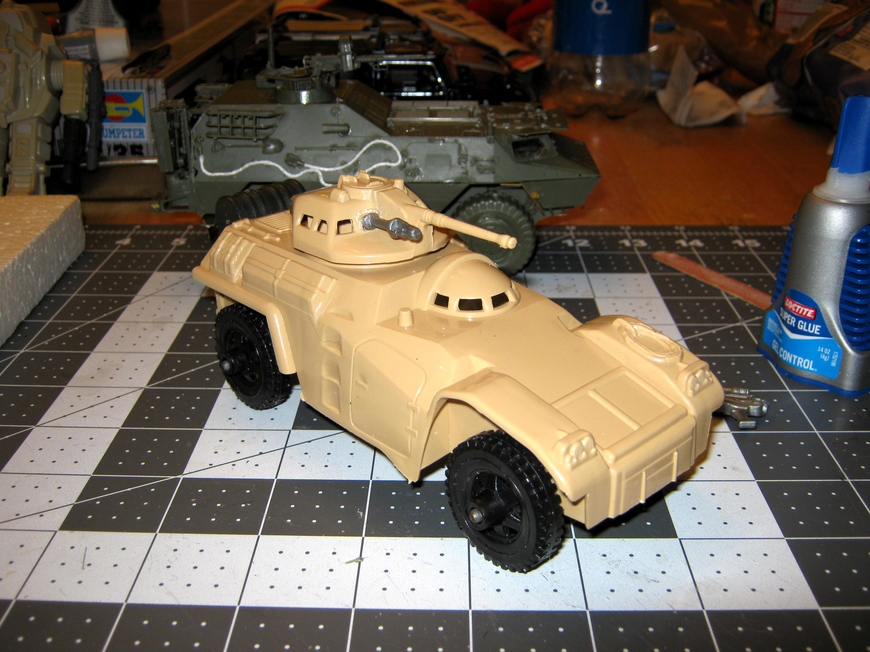 Afv, Armored Car, Conversion, Imperial, Processed Plastics Company, Recon Vehicle, Scout Car, Scouts, Timmee Toys, Toy