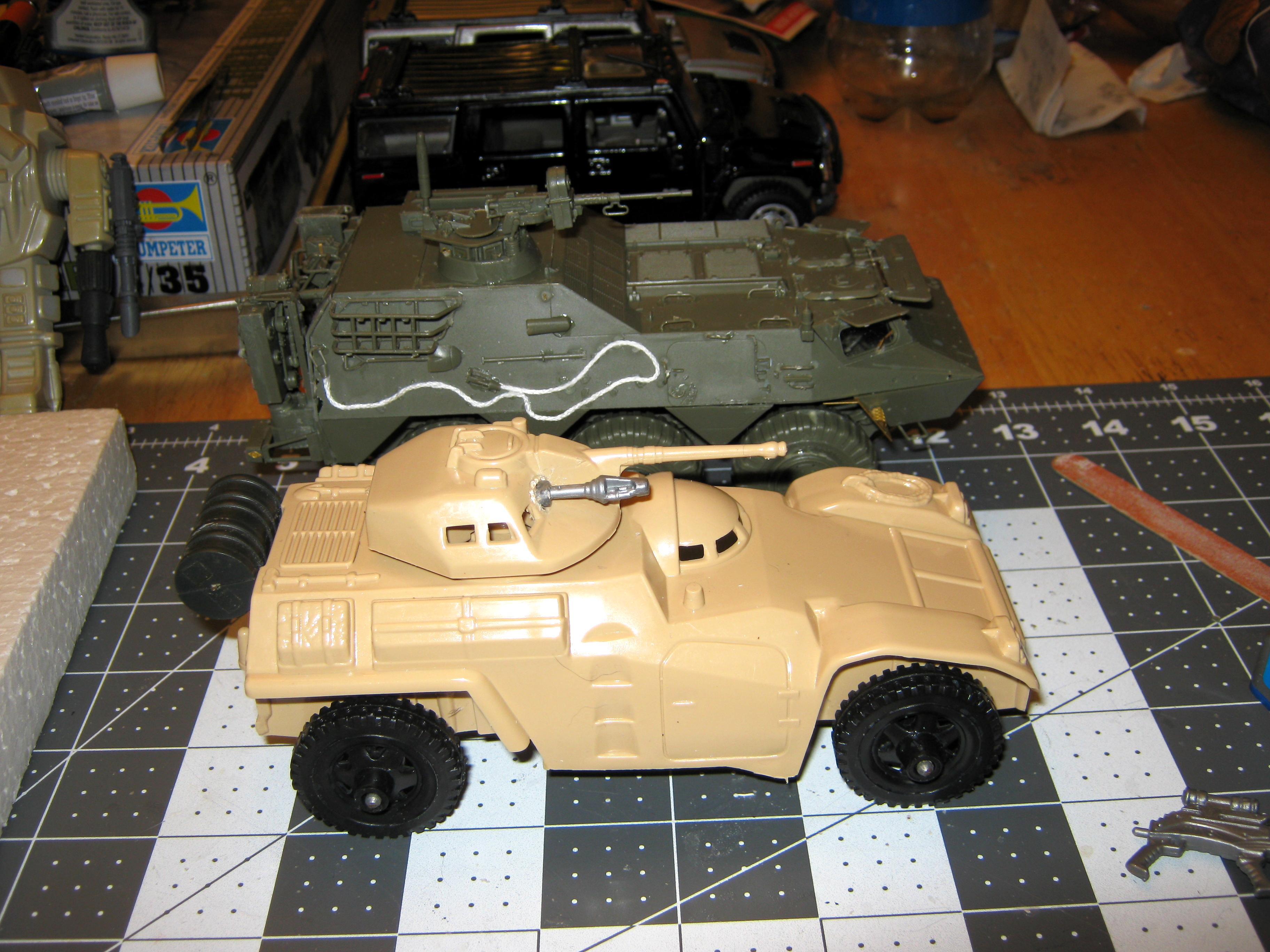 Afv, Armored Car, Conversion, Imperial, Processed Plastics Company, Recon Vehicle, Scout Car, Scouts, Timmee Toys, Toy