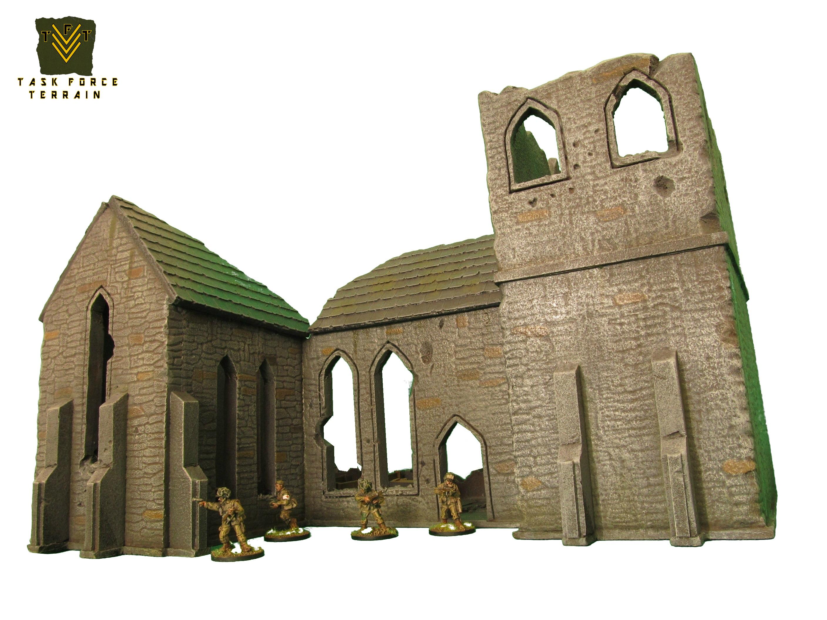 28mm, 28mm Ww2 Buildings, 28mm Ww2 Church, 28mm Ww2 Terrain, Boltaction, Buildings, Game Table, Gametable, Terrain, Wargames, World War 2, Ww2 Church, Ww2 Wargames Terrain